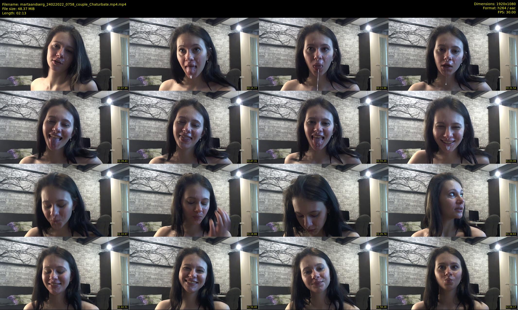 martaandserg — 3 minute Chaturbate female cam show recording, 1080p, Feb 24, 2022