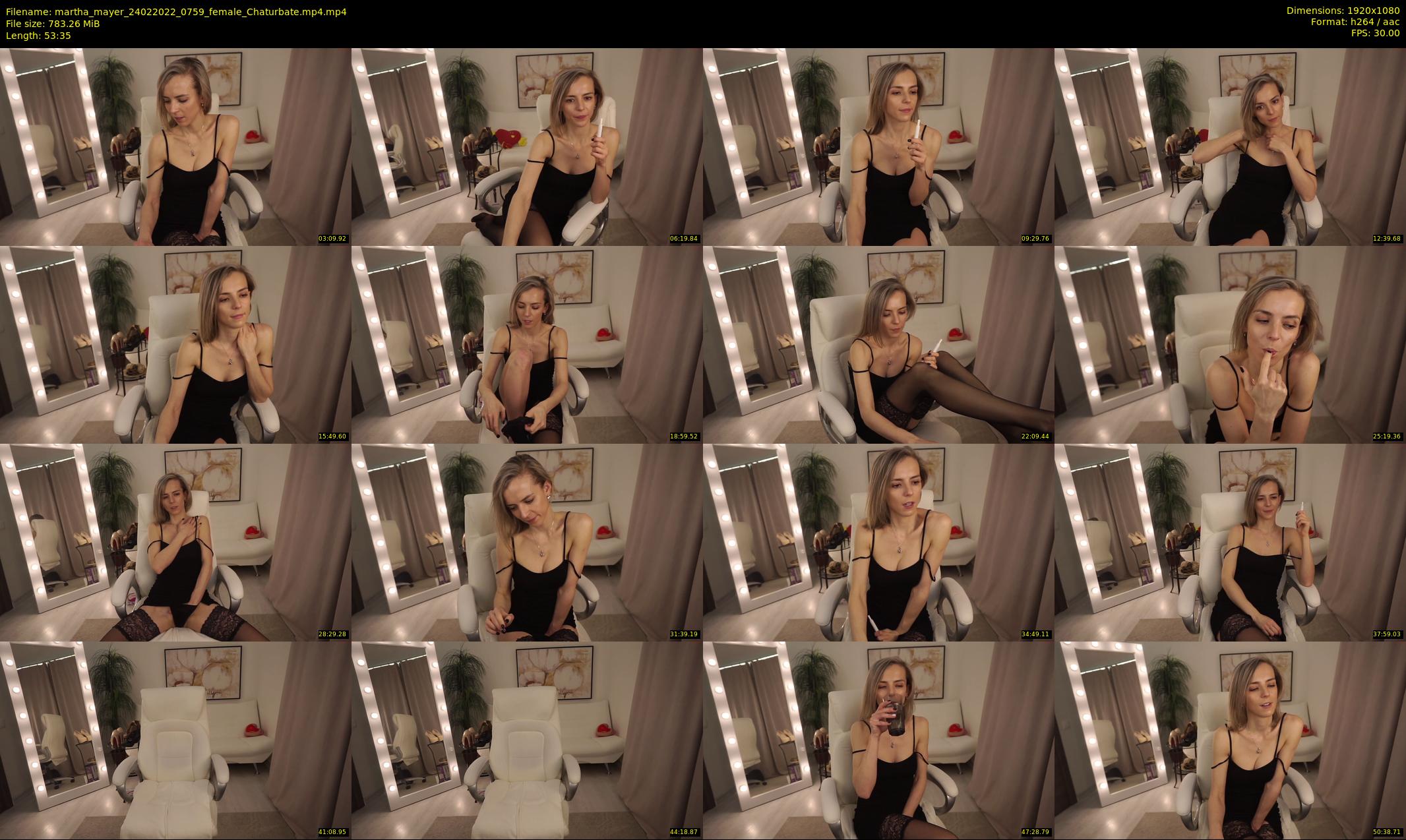 martha_mayer — 54 minute Chaturbate female cam show recording, 1080p, Feb 24, 2022