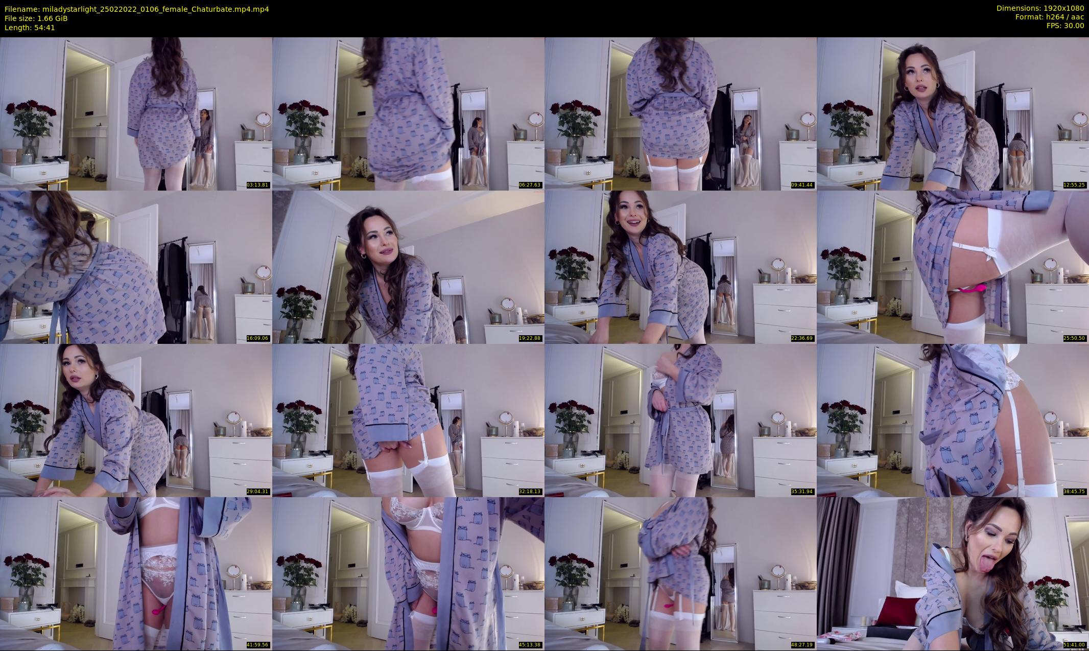 miladystarlight — 55 minute Chaturbate female cam show recording, 1080p, Feb 25, 2022