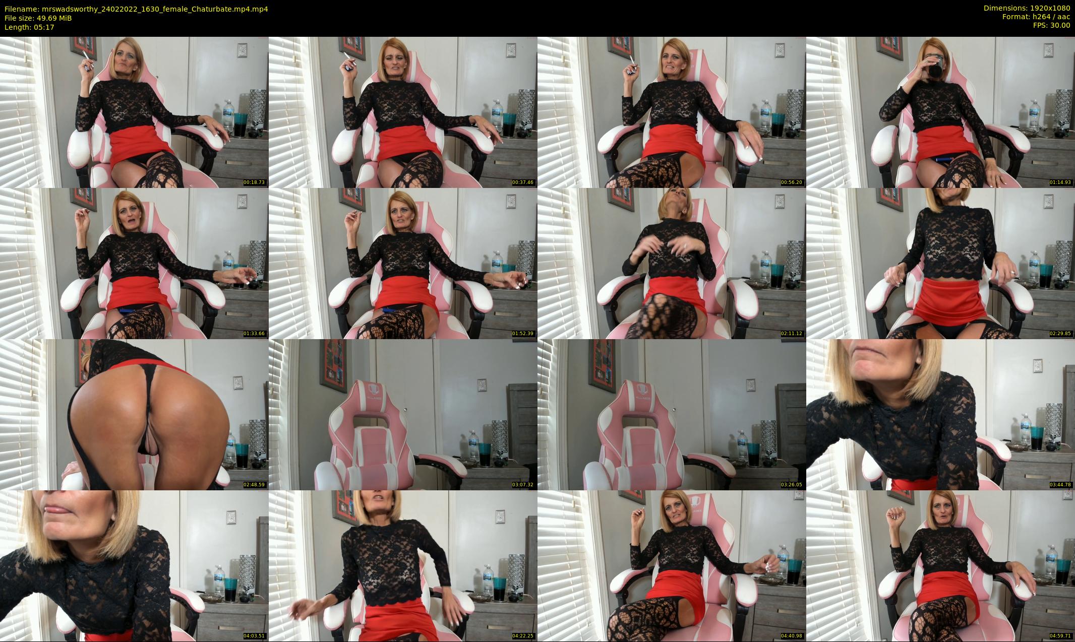 mrswadsworthy — 6 minute Chaturbate female cam show recording, 1080p, Feb 24, 2022