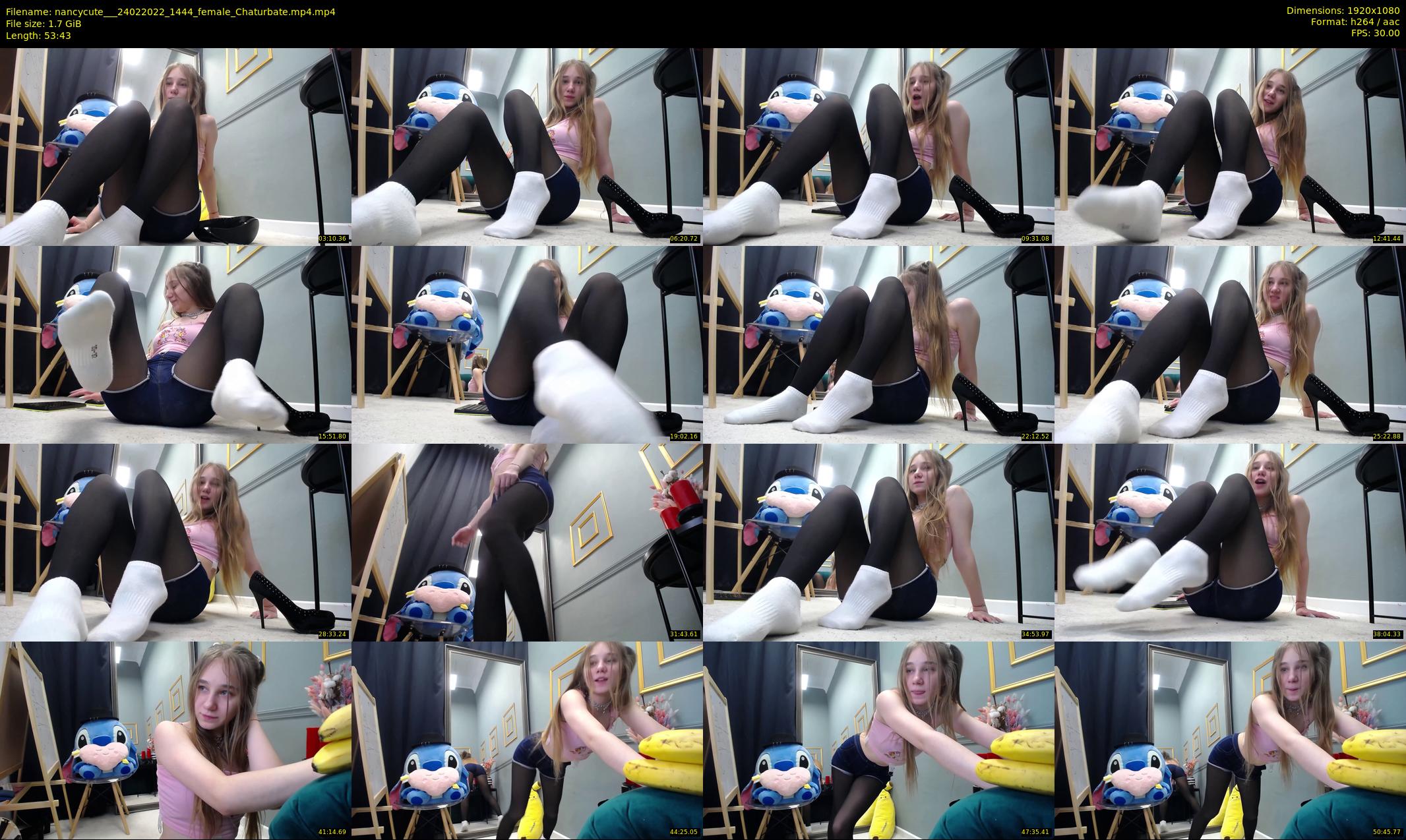 nancycute__ — 54 minute Chaturbate female cam show recording, 1080p, Feb 24, 2022