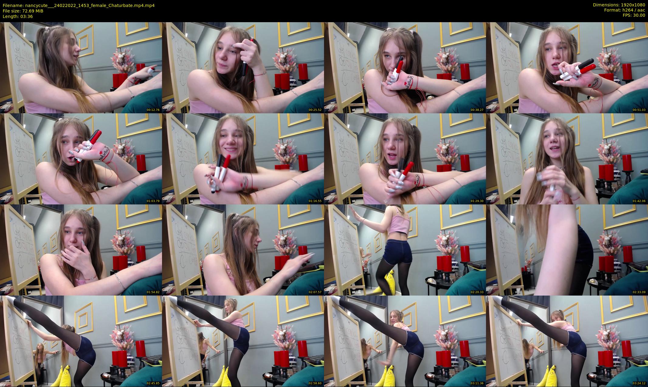 nancycute__ — 4 minute Chaturbate female cam show recording, 1080p, Feb 24, 2022