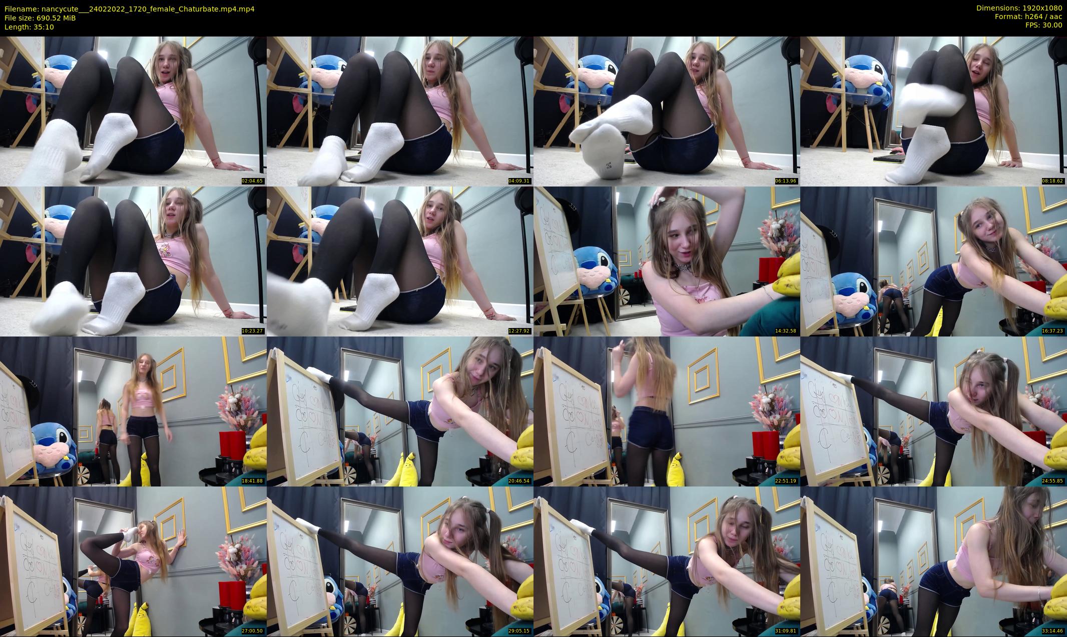 nancycute__ — 36 minute Chaturbate female cam show recording, 1080p, Feb 24, 2022
