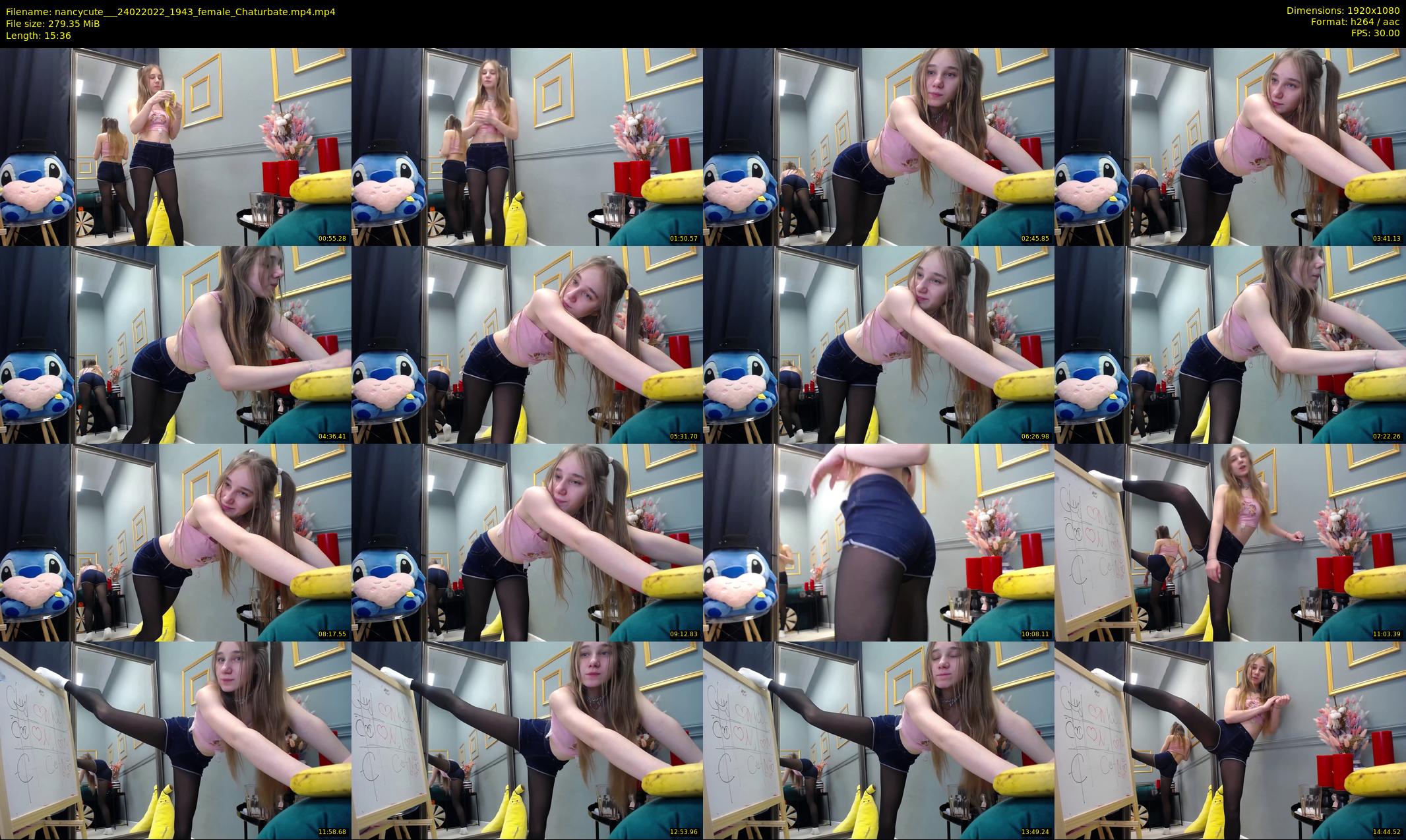 nancycute__ — 16 minute Chaturbate female cam show recording, 1080p, Feb 24, 2022