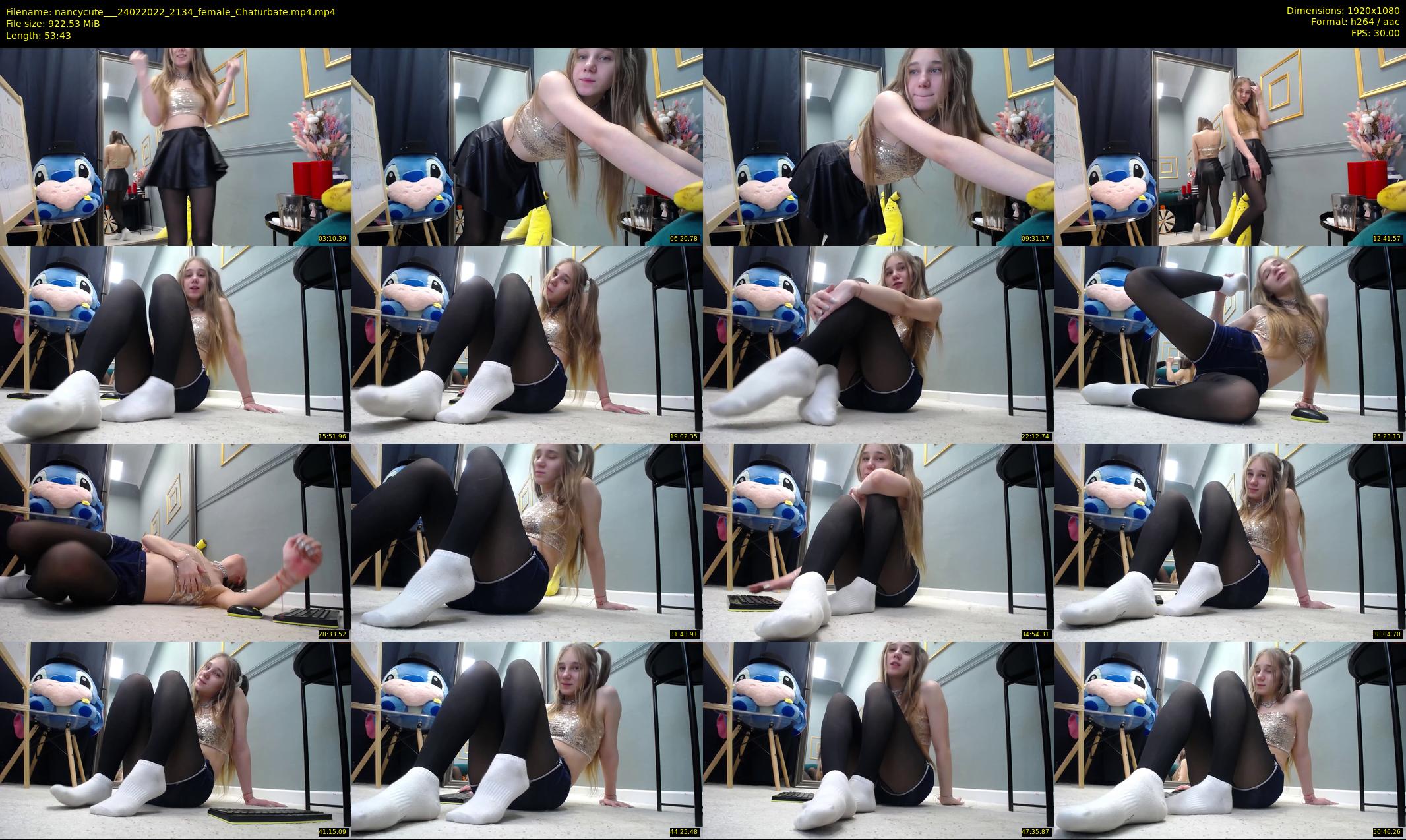 nancycute__ — 54 minute Chaturbate female cam show recording, 1080p, Feb 24, 2022