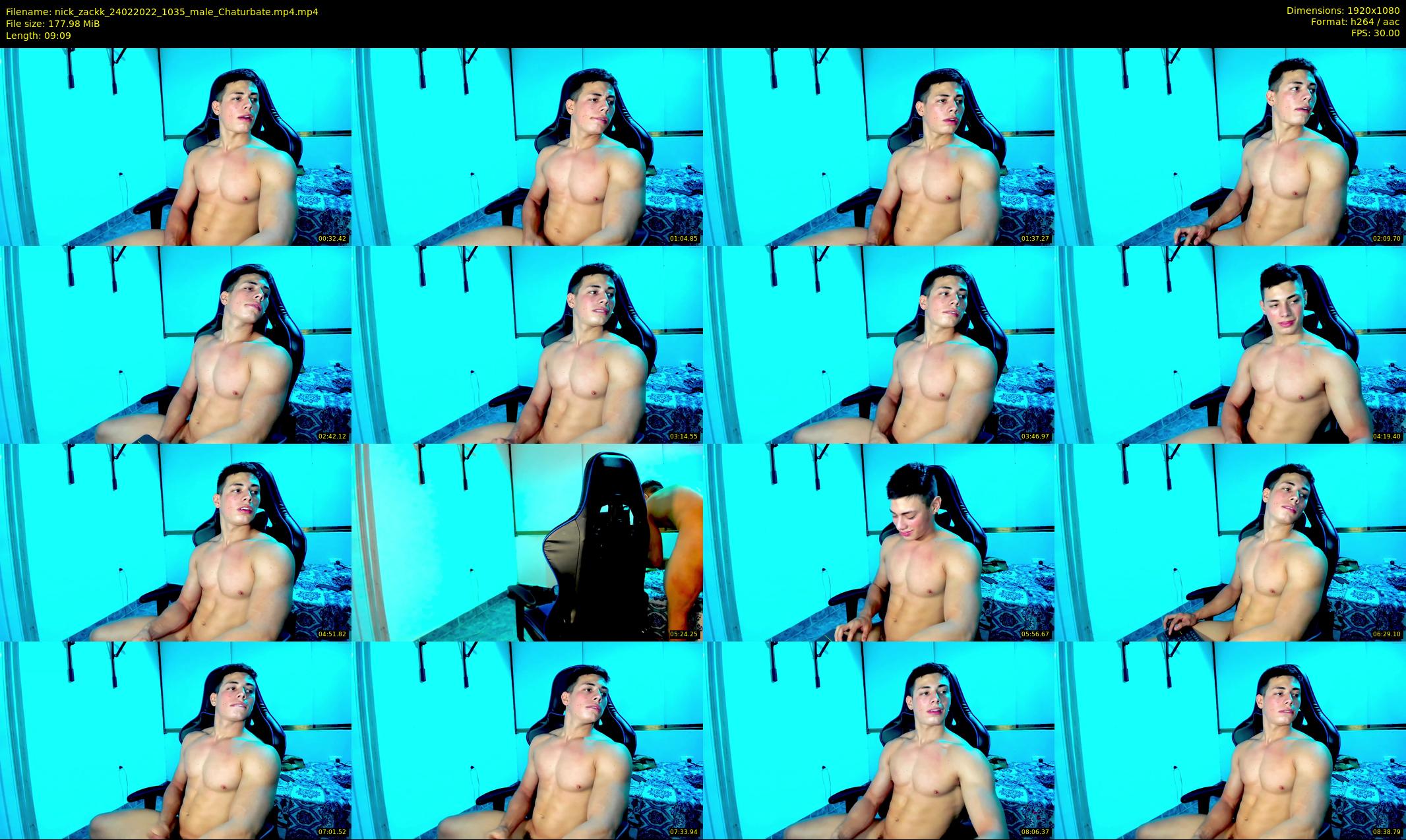 nick_zackk — 10 minute Chaturbate male cam show recording, 1080p, Feb 24, 2022