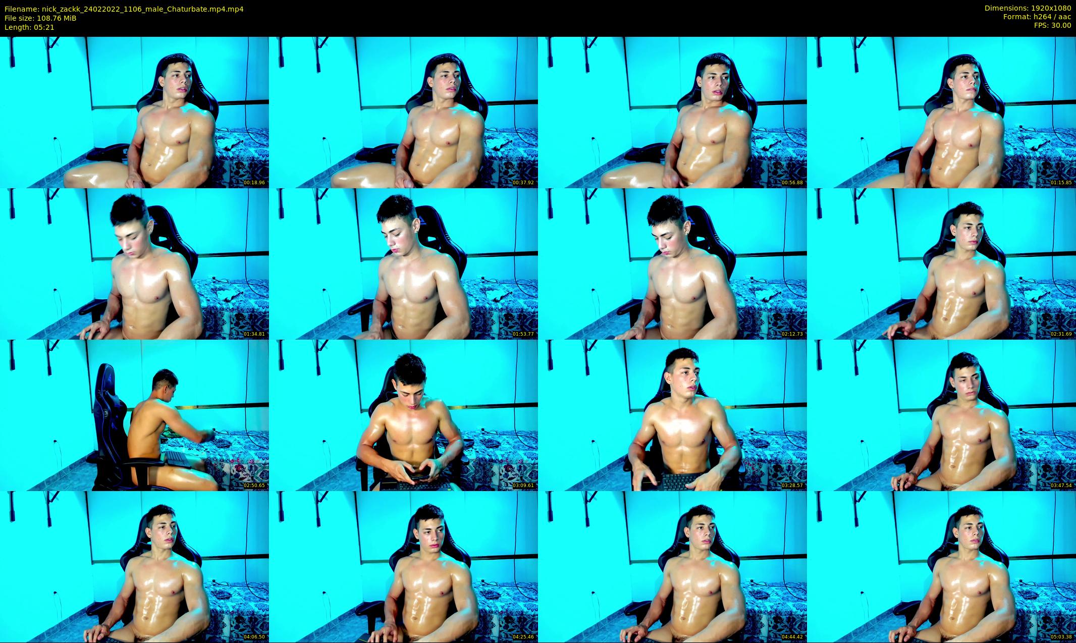 nick_zackk — 6 minute Chaturbate male cam show recording, 1080p, Feb 24, 2022