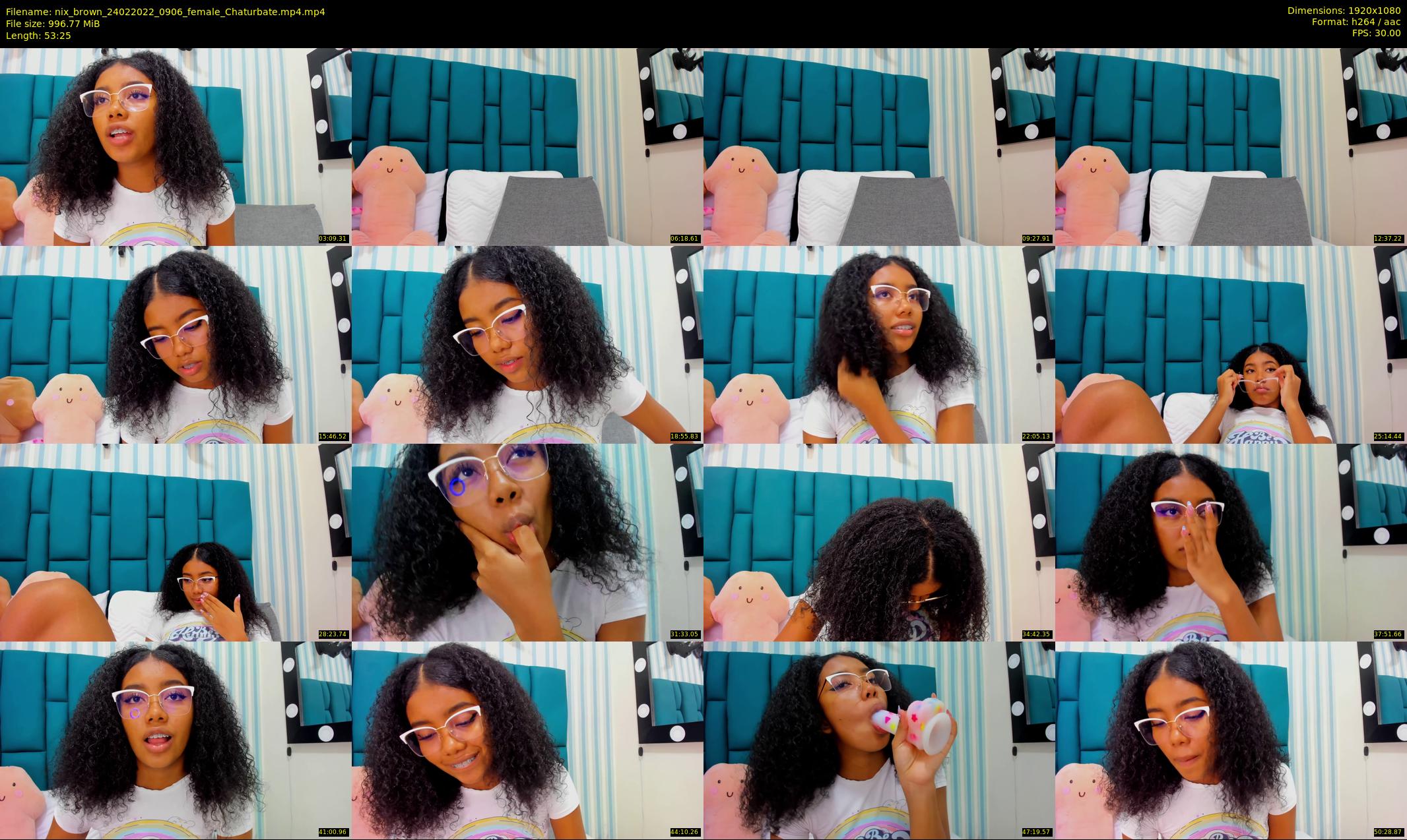 nix_brown — 54 minute Chaturbate female cam show recording, 1080p, Feb 24, 2022