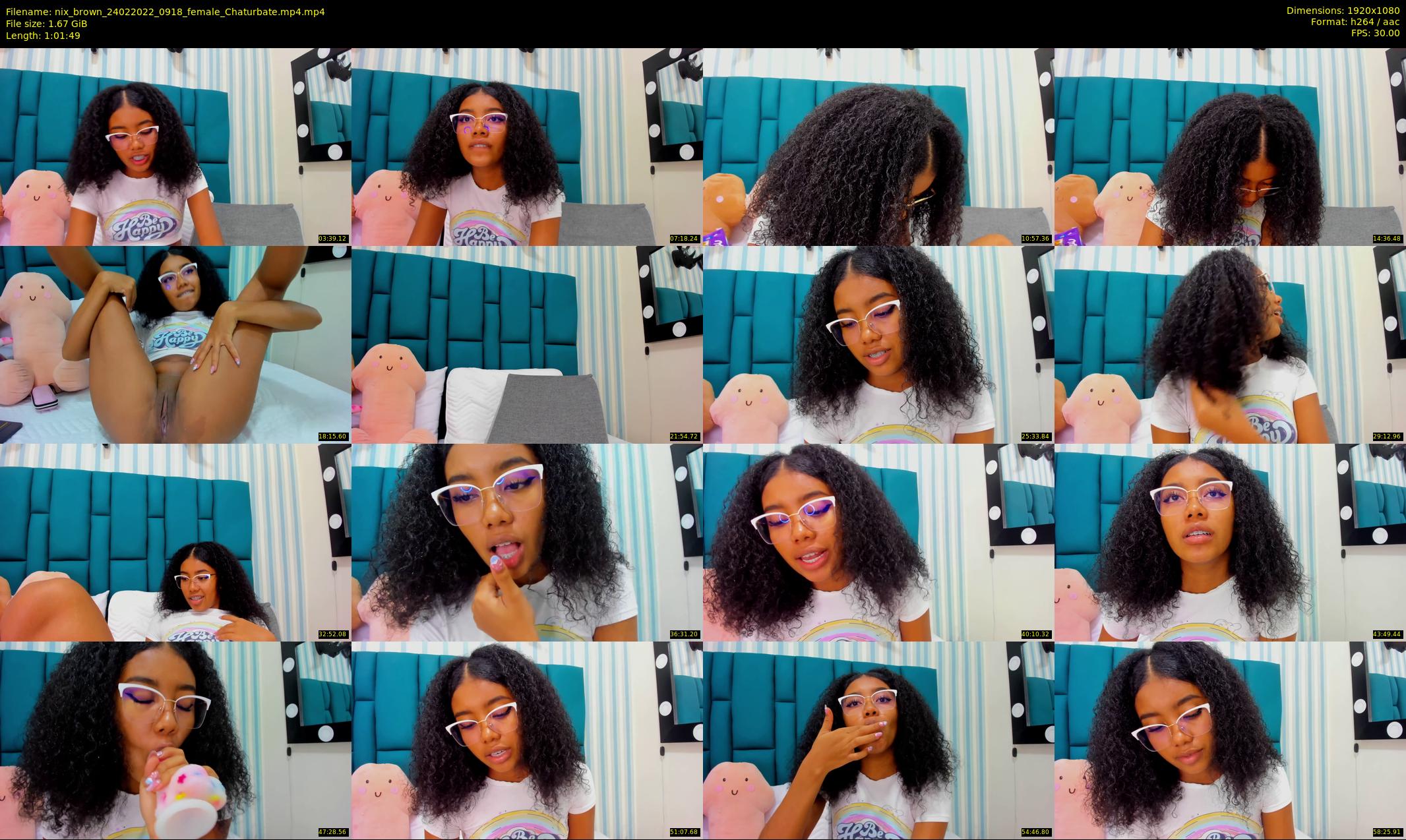 nix_brown — 62 minute Chaturbate female cam show recording, 1080p, Feb 24, 2022
