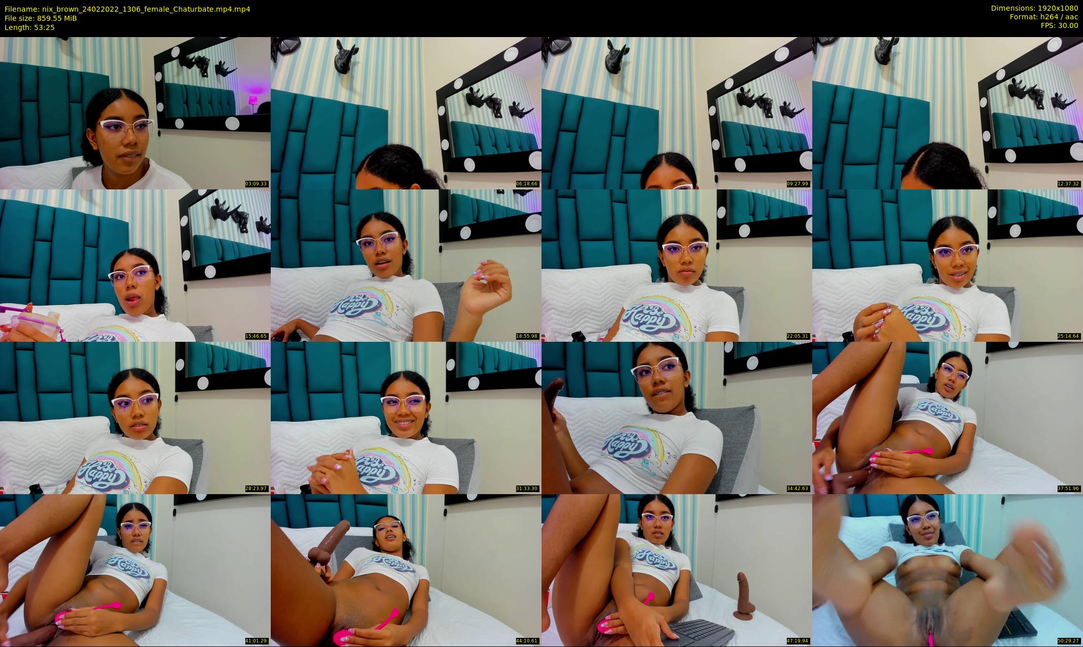 nix_brown — 54 minute Chaturbate female cam show recording, 1080p, Feb 24, 2022