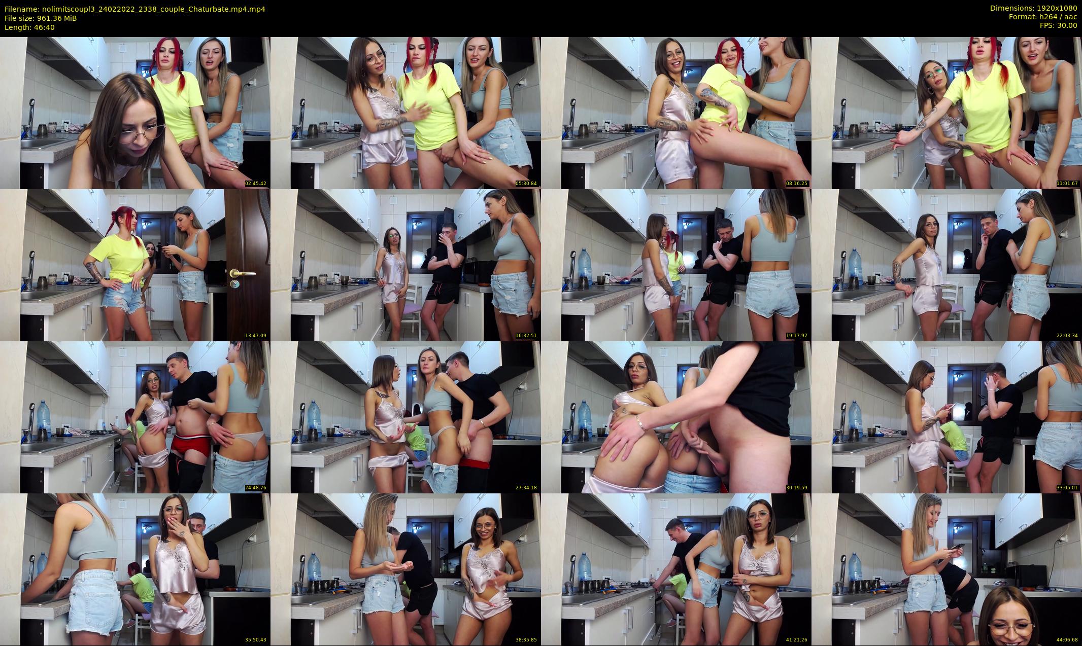 nolimitscoupl3 — 47 minute Chaturbate couple cam show recording, 1080p, Feb 24, 2022
