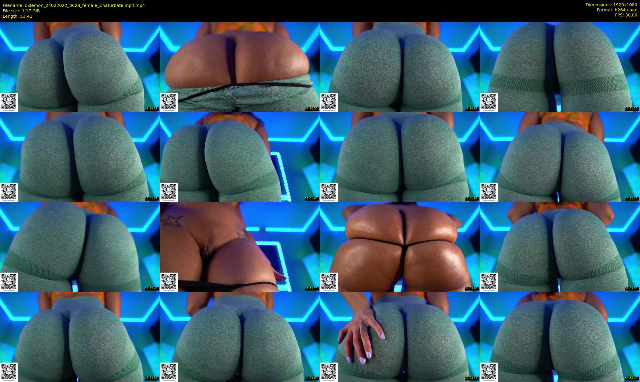 oxlemon — 54 minute Chaturbate female cam show recording, 1080p, Feb 24, 2022