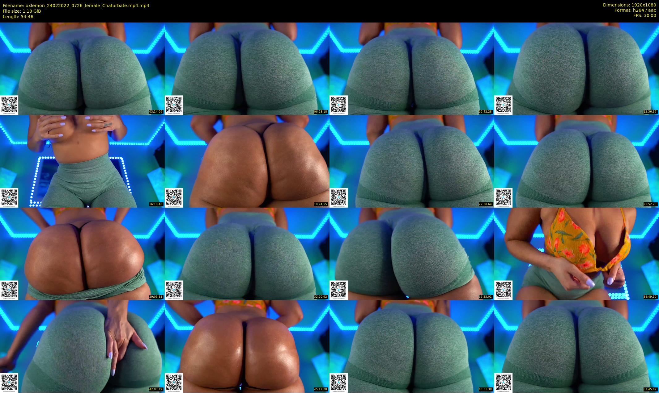 oxlemon — 55 minute Chaturbate female cam show recording, 1080p, Feb 24, 2022