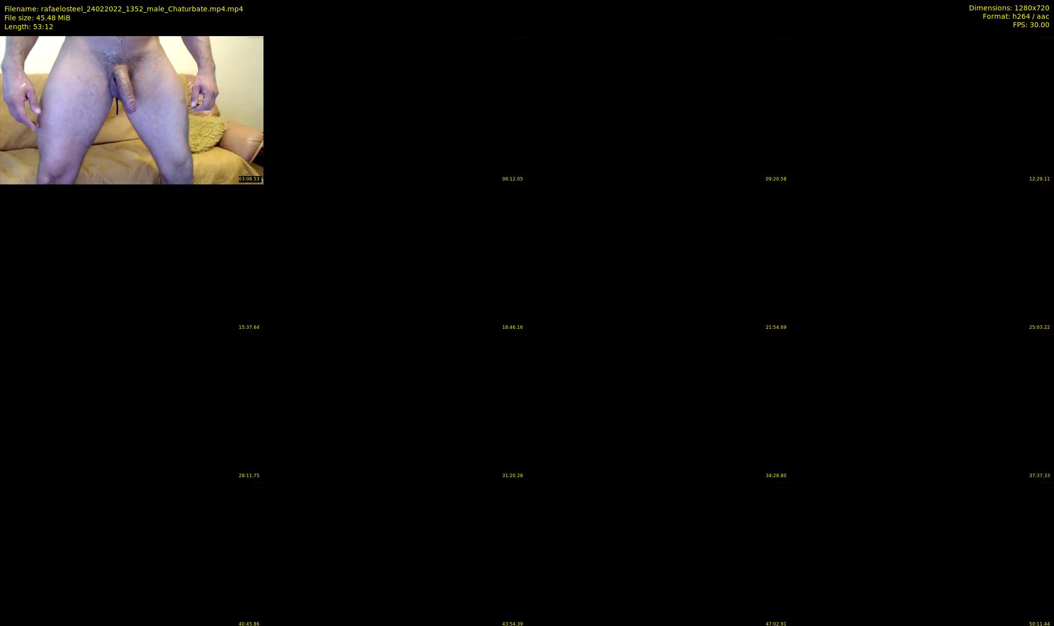 rafaelosteel — 54 minute Chaturbate male cam show recording, 720p, Feb 24, 2022