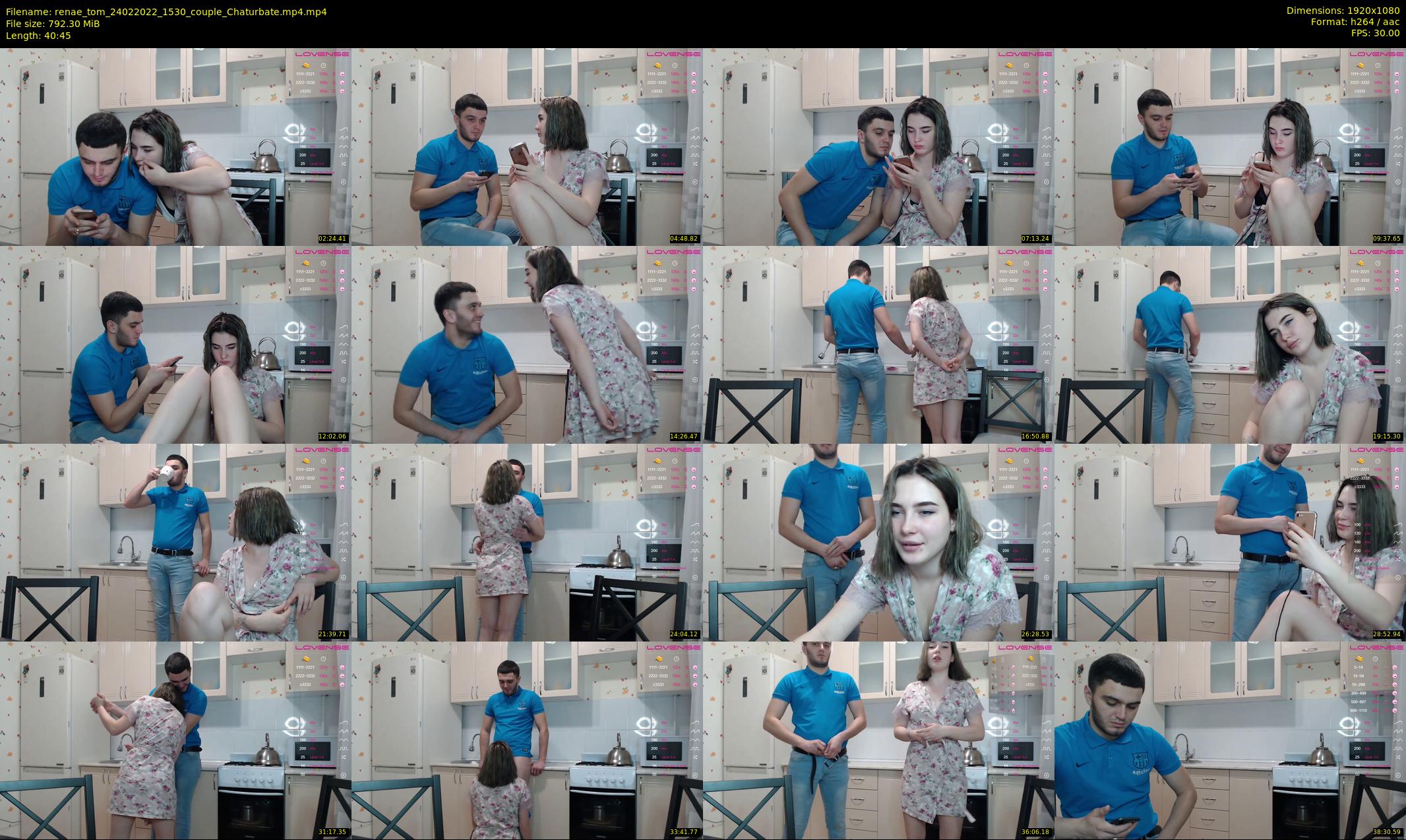 renae_tom — 41 minute Chaturbate couple cam show recording, 1080p, Feb 24, 2022