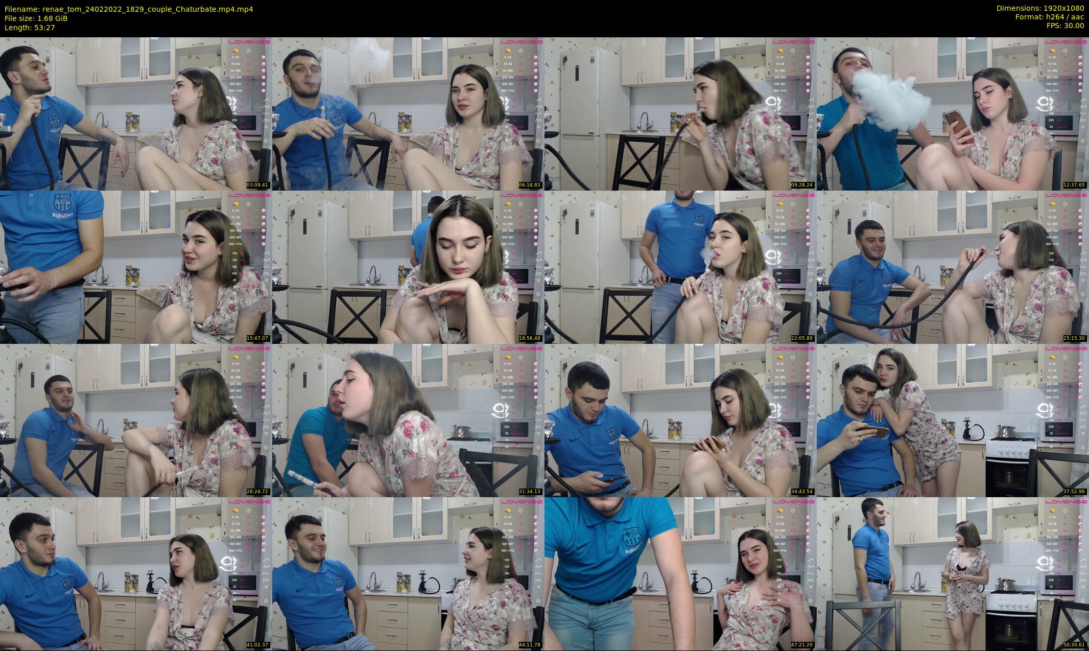 renae_tom — 54 minute Chaturbate couple cam show recording, 1080p, Feb 24, 2022