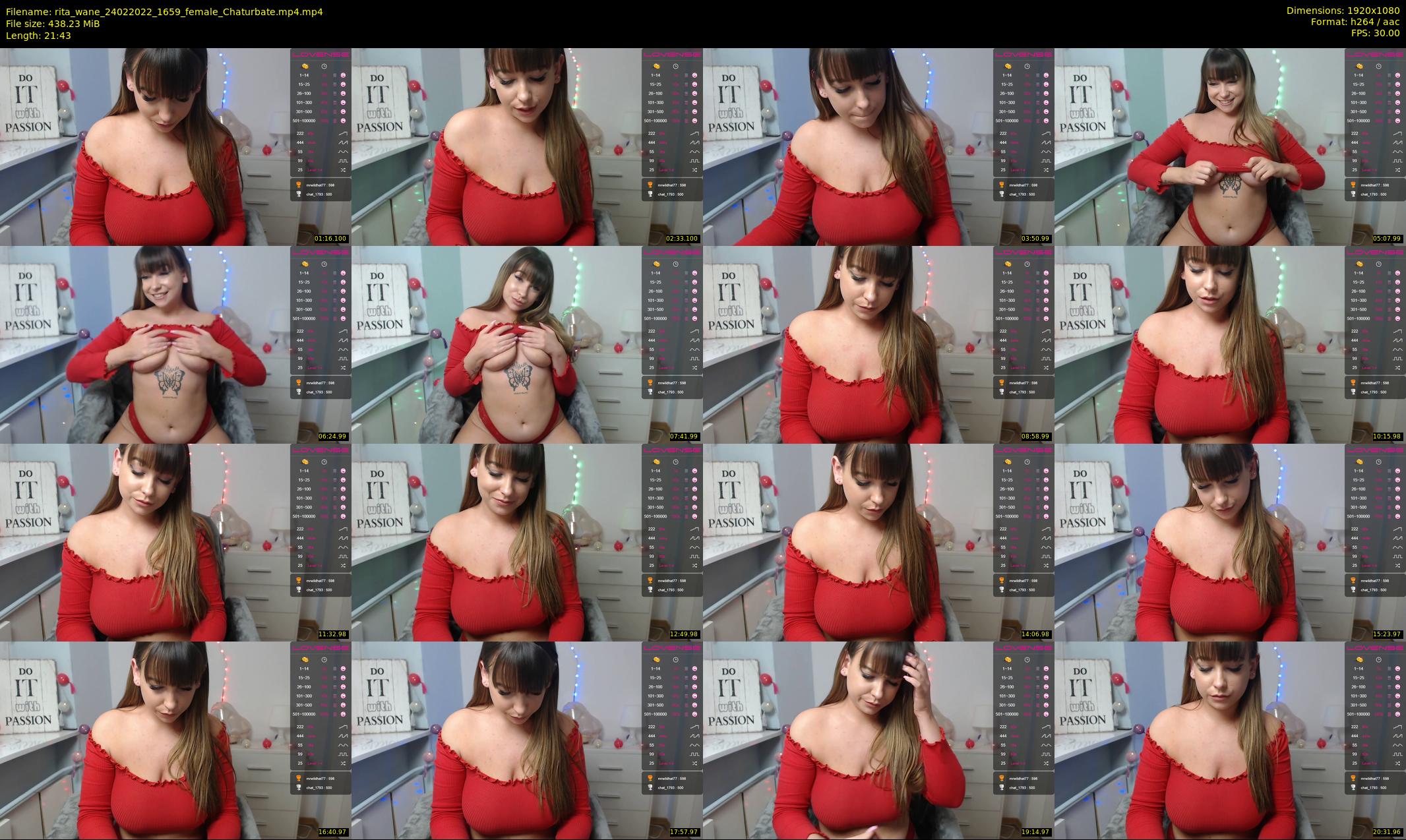 rita_wane — 22 minute Chaturbate female cam show recording, 1080p, Feb 24, 2022