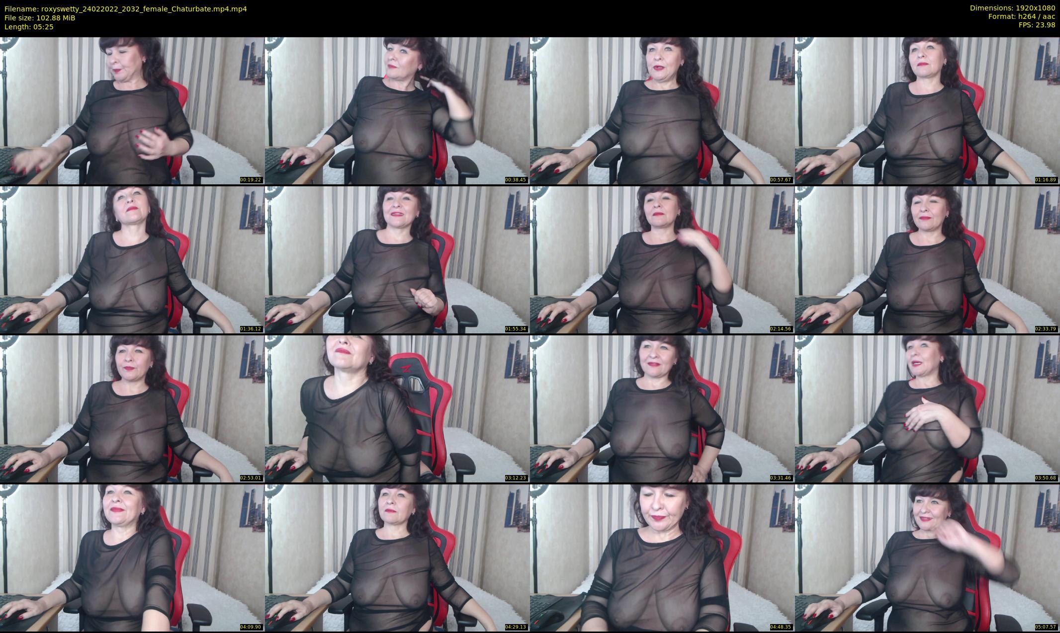 roxyswetty — 6 minute Chaturbate female cam show recording, 1080p, Feb 24, 2022