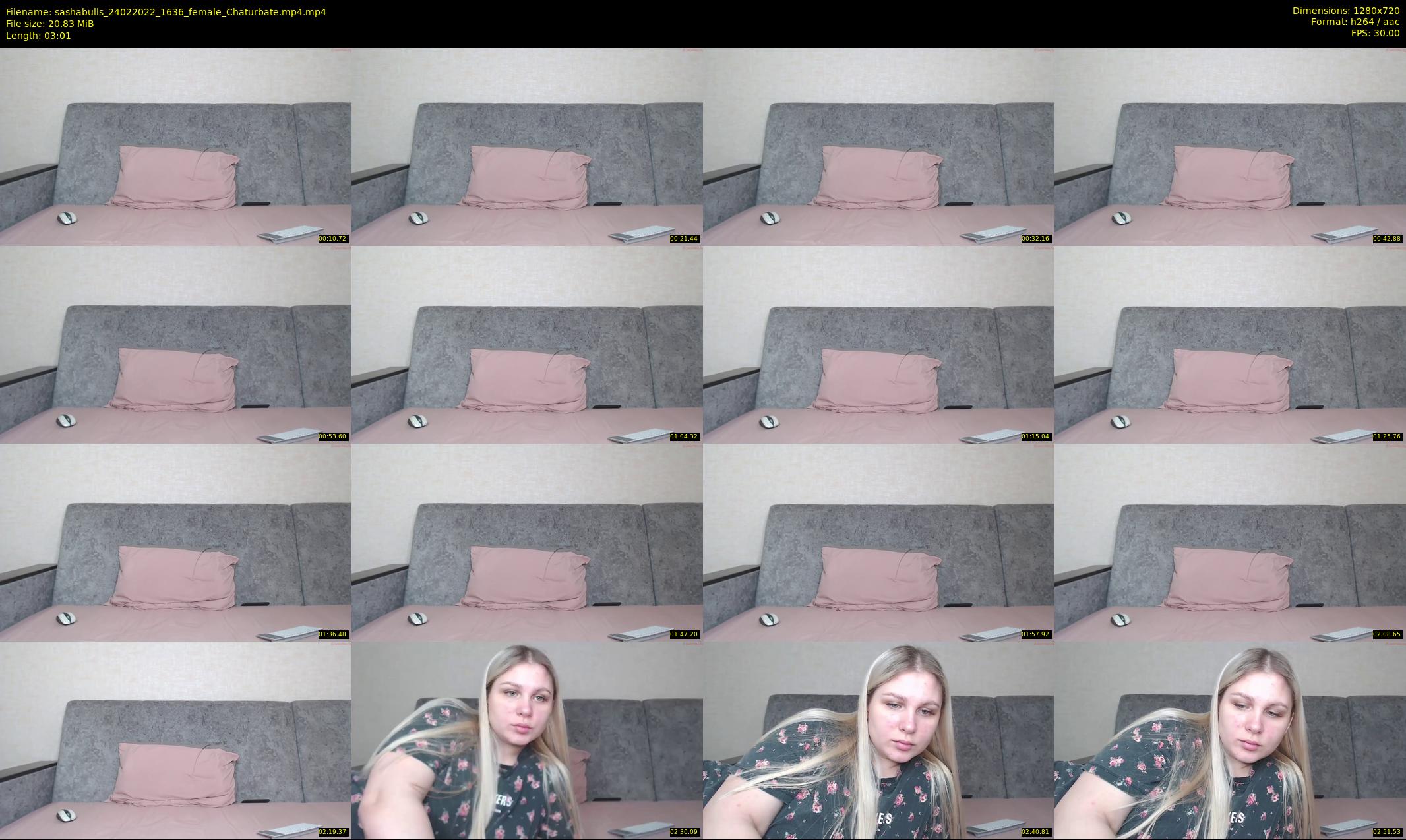 sashabulls — 4 minute Chaturbate couple cam show recording, 720p, Feb 24, 2022