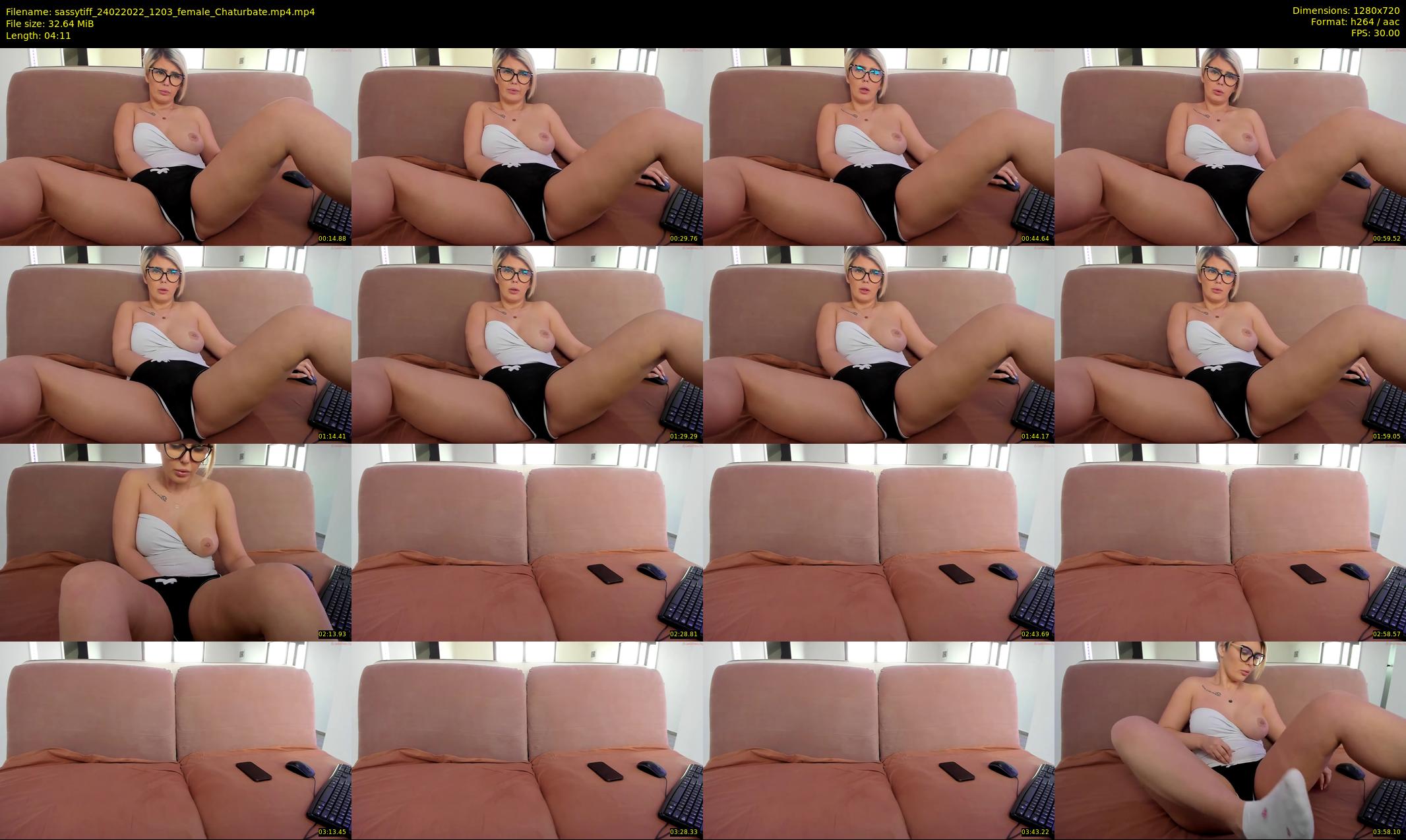 sassytiff — 5 minute Chaturbate couple cam show recording, 720p, Feb 24, 2022