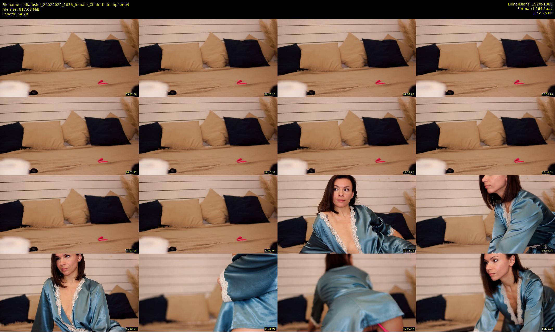sofiafoster — 55 minute Chaturbate female cam show recording, 1080p, Feb 24, 2022