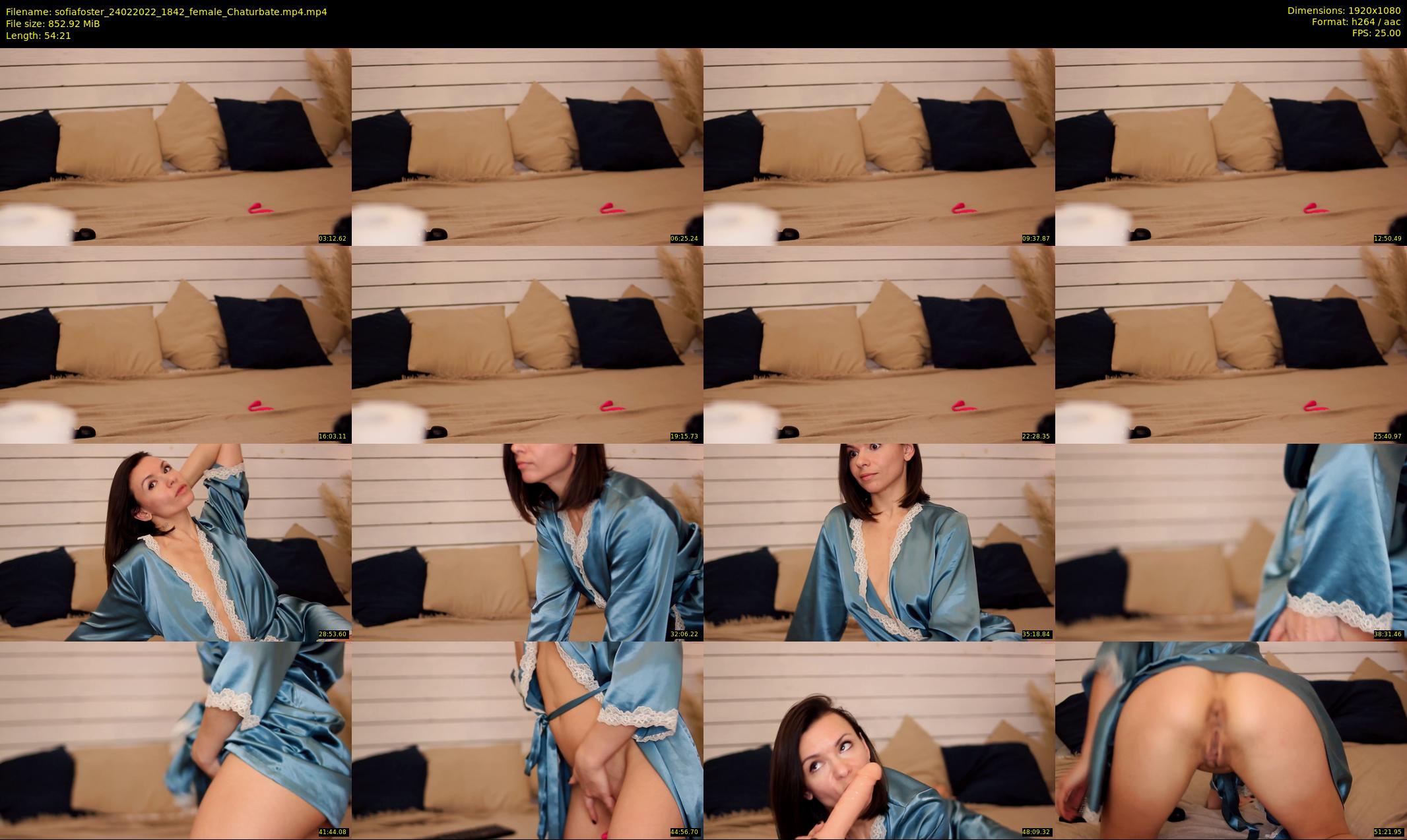 sofiafoster — 55 minute Chaturbate female cam show recording, 1080p, Feb 24, 2022
