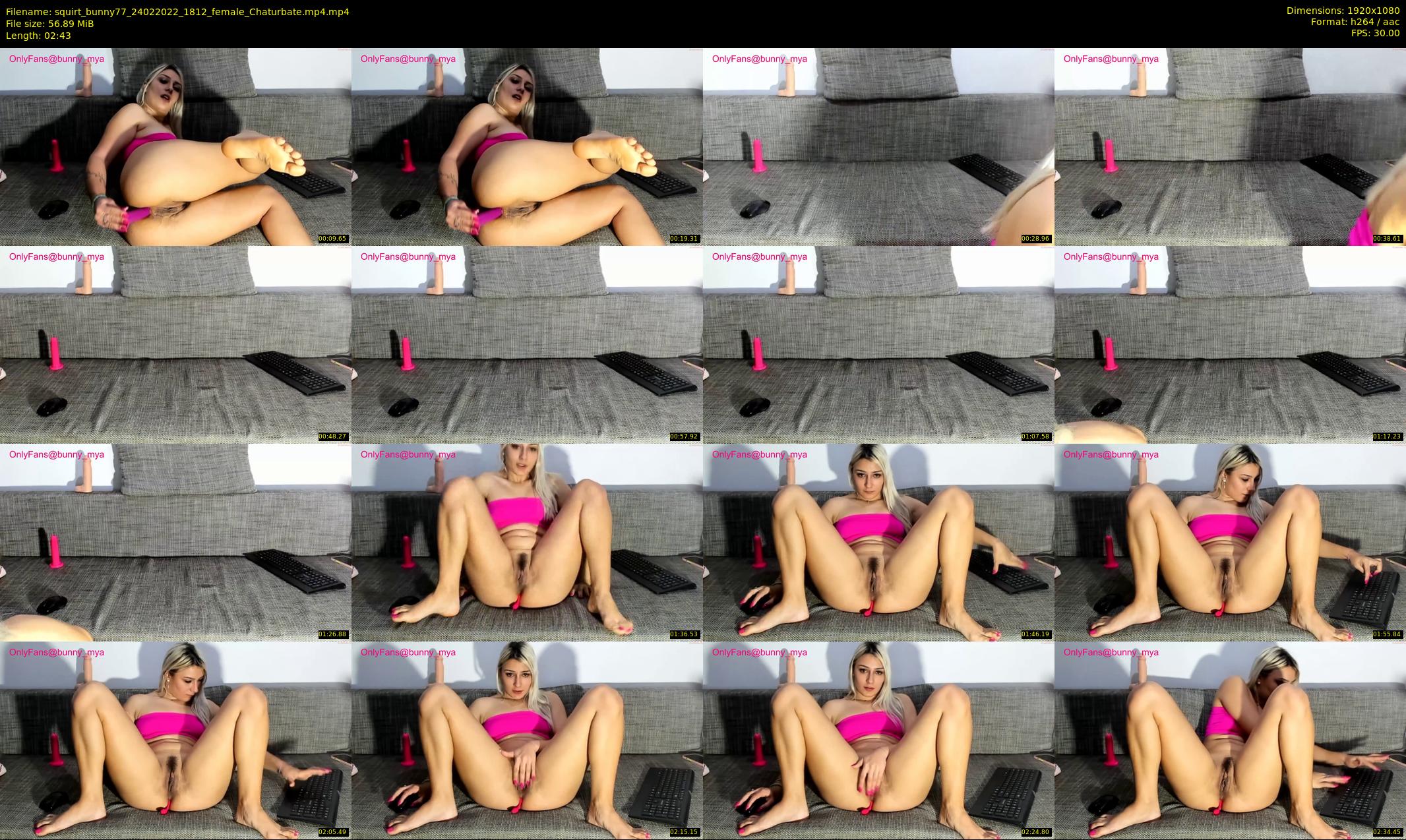 squirt_bunny77 — 3 minute Chaturbate couple cam show recording, 1080p, Feb 24, 2022