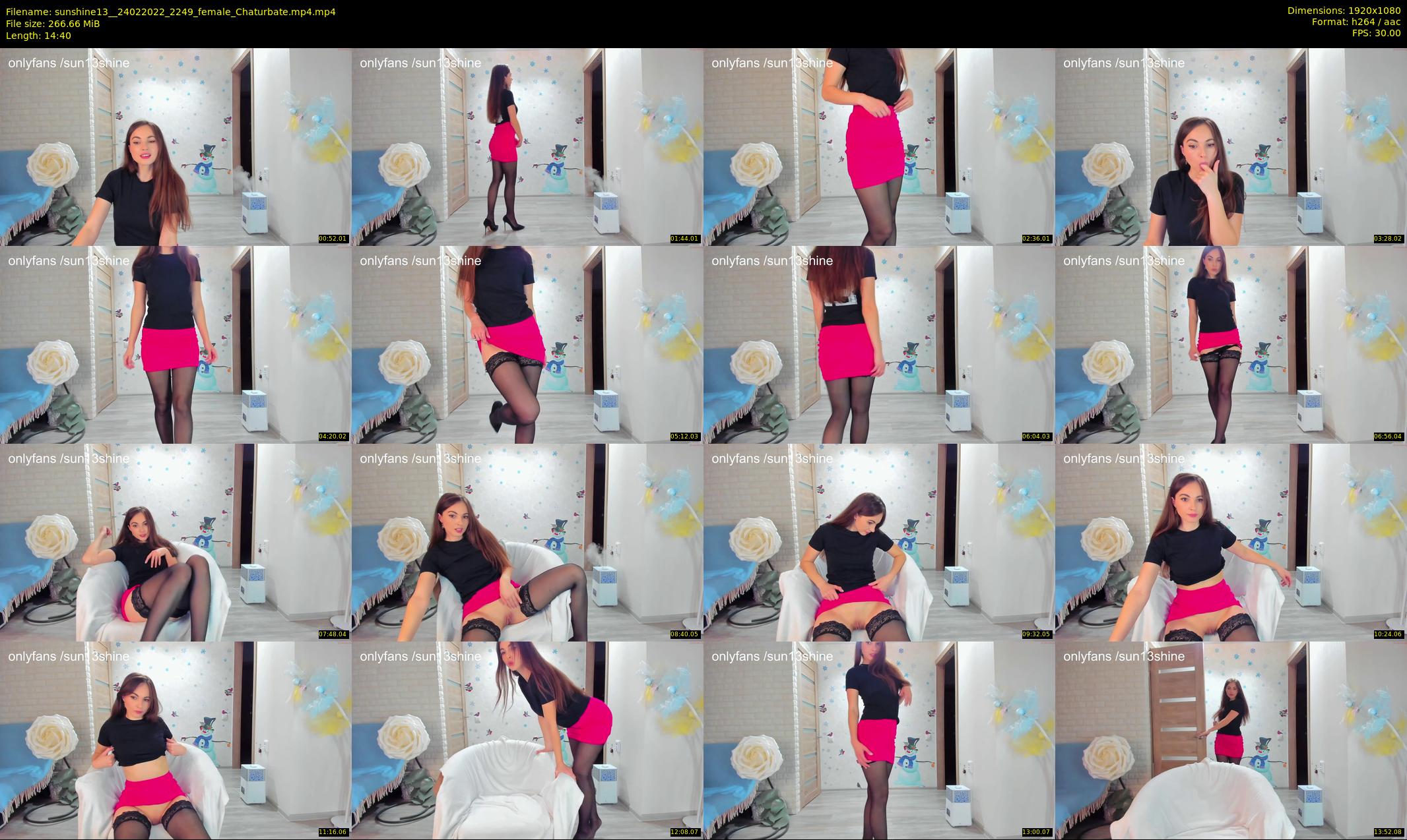 sunshine13_ — 15 minute Chaturbate female cam show recording, 1080p, Feb 24, 2022