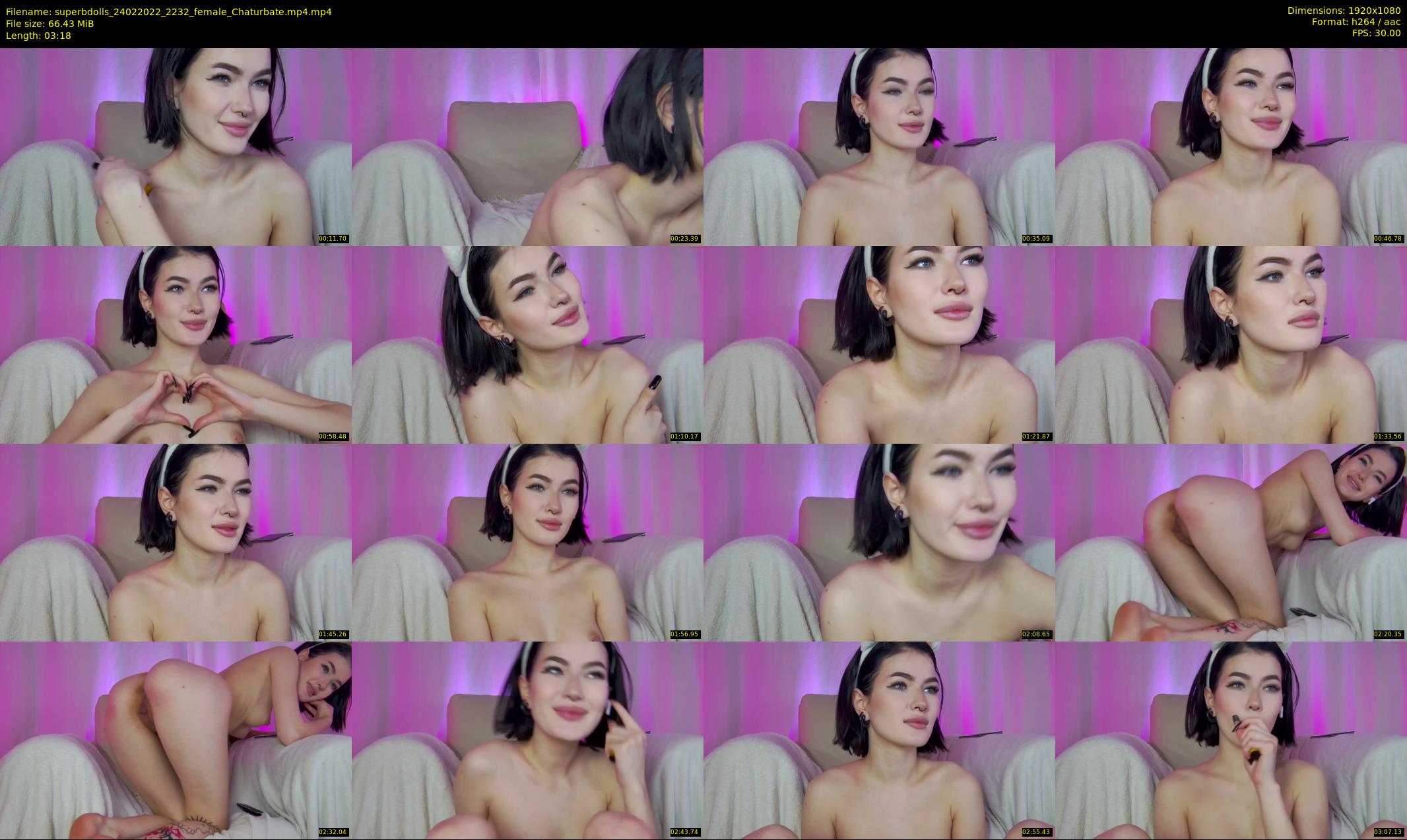 superbdolls — 4 minute Chaturbate couple cam show recording, 1080p, Feb 24, 2022