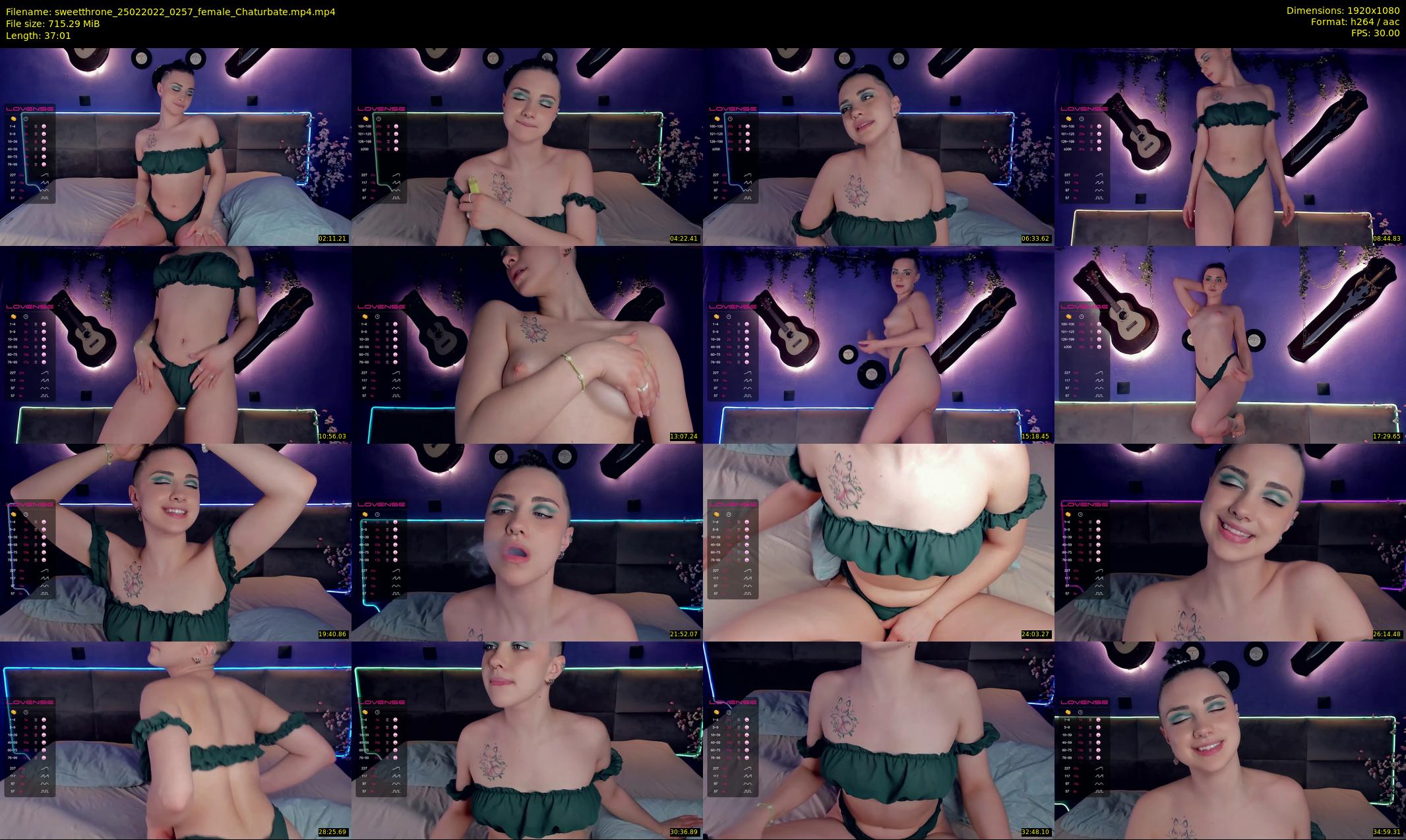 sweetthrone — 38 minute Chaturbate couple cam show recording, 1080p, Feb 25, 2022