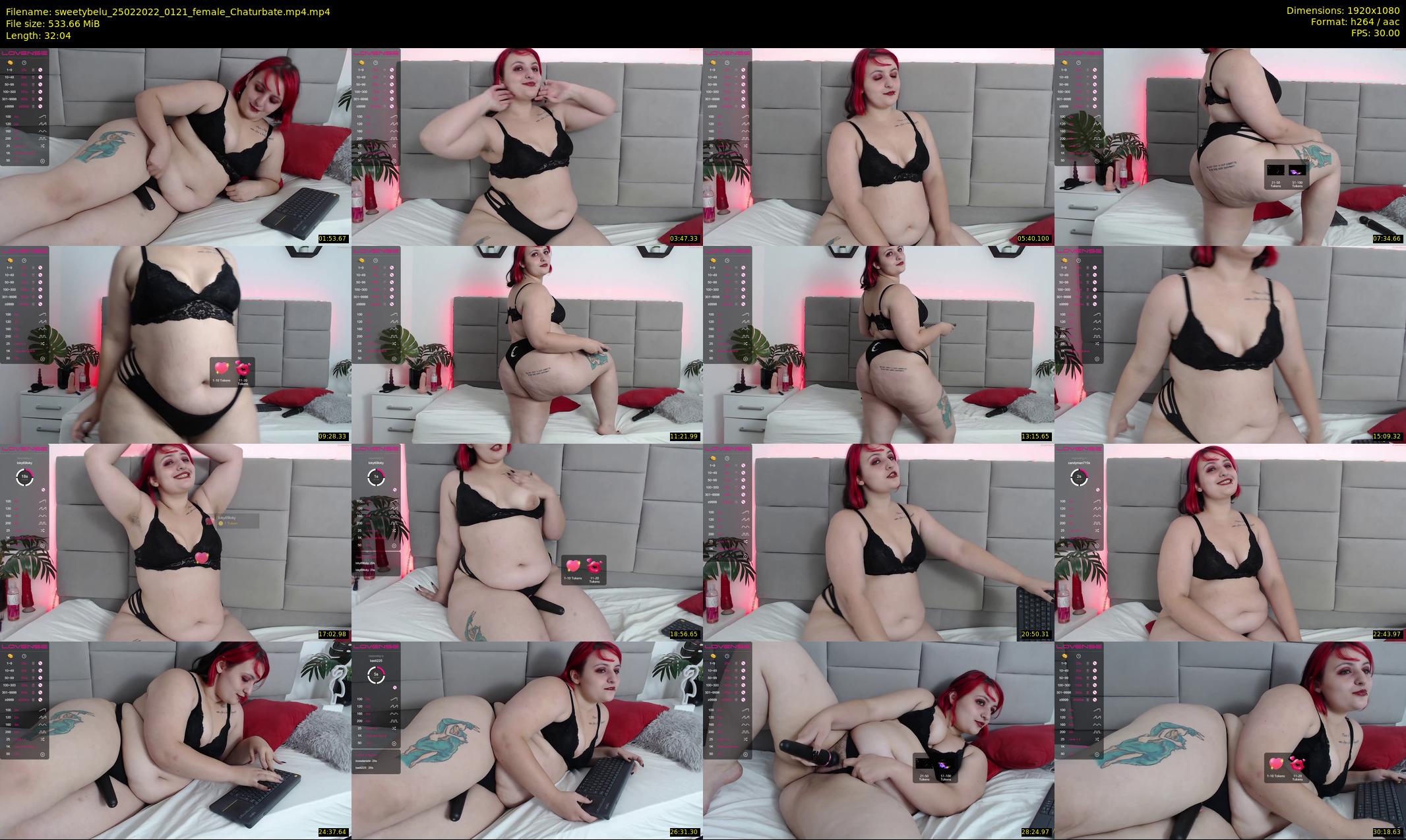 sweetybelu — 33 minute Chaturbate female cam show recording, 1080p, Feb 25, 2022