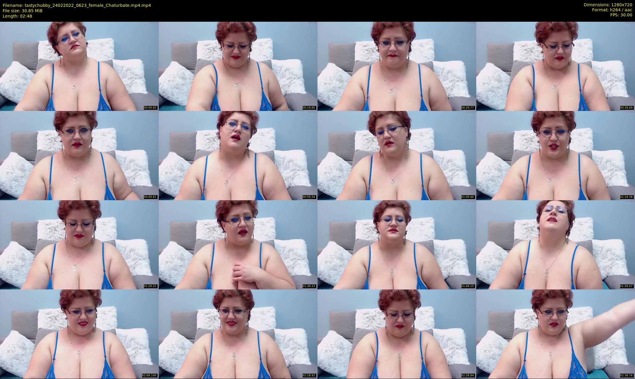tastychubby — 3 minute Chaturbate female cam show recording, 720p, Feb 24, 2022