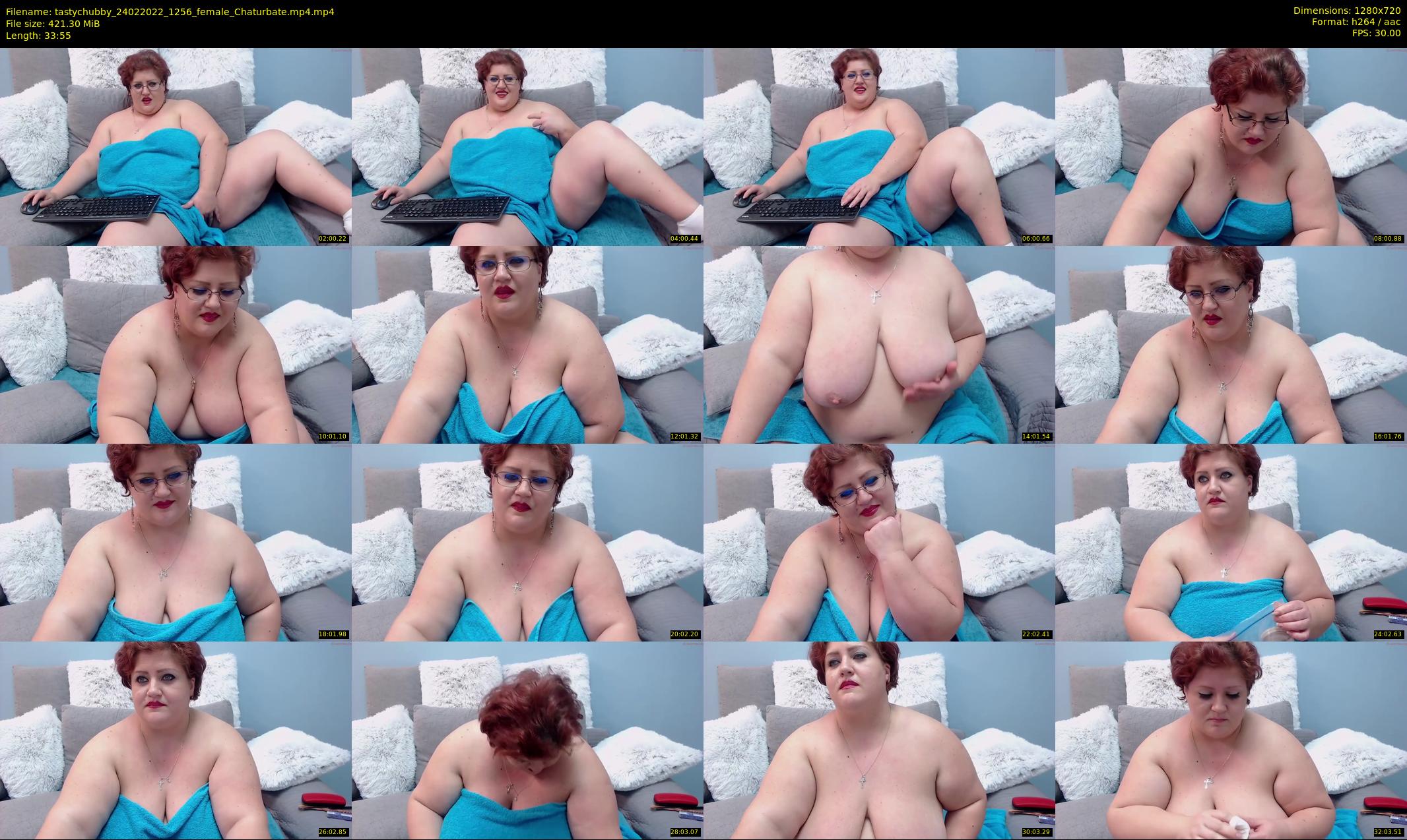 tastychubby — 34 minute Chaturbate female cam show recording, 720p, Feb 24, 2022