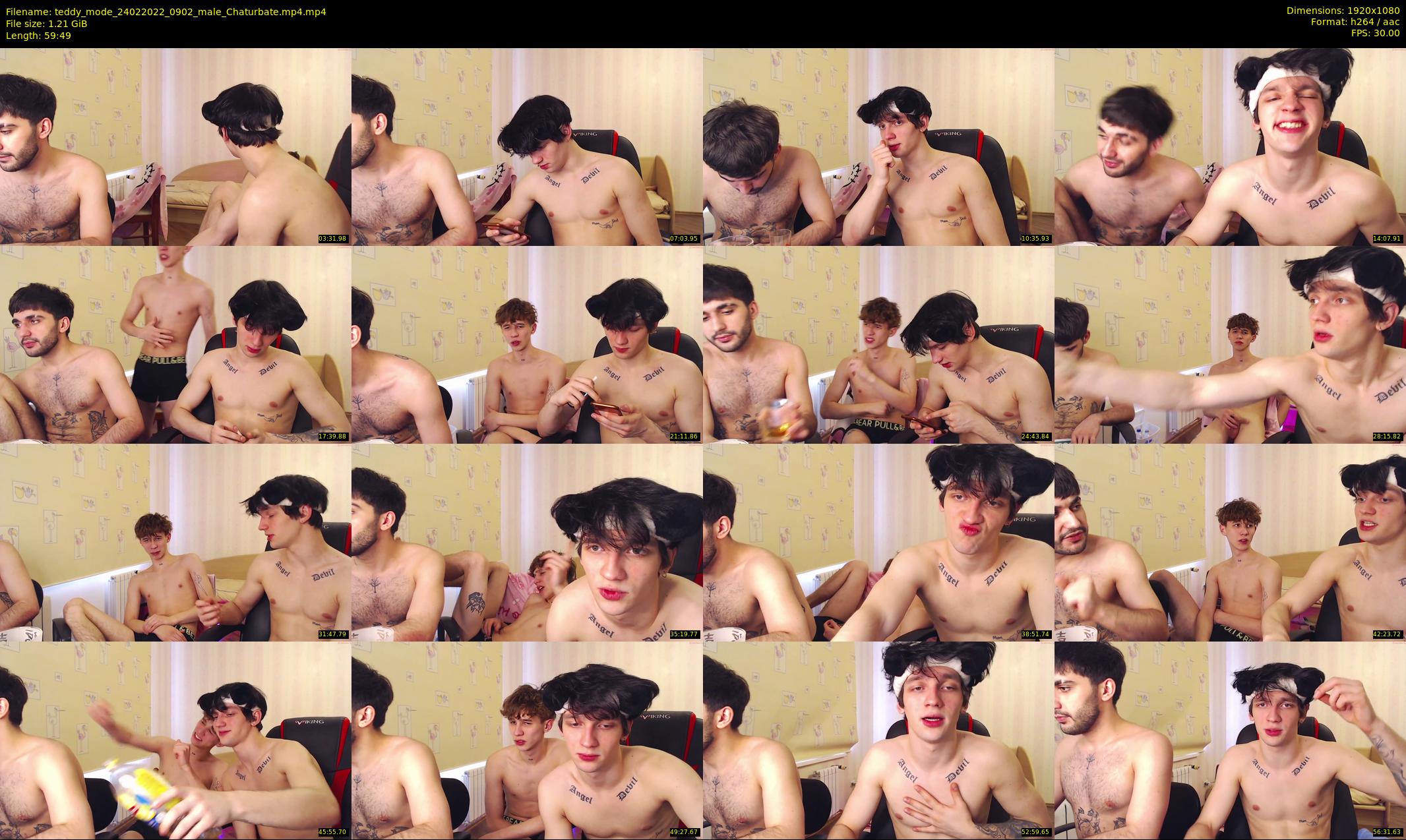 teddy_mode — 60 minute Chaturbate couple cam show recording, 1080p, Feb 24, 2022