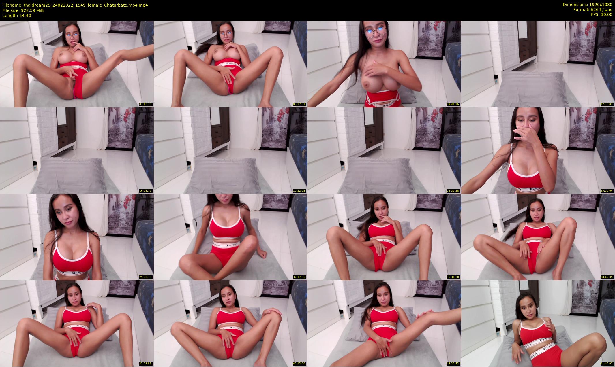 thaidream25 — 55 minute Chaturbate female cam show recording, 1080p, Feb 24, 2022