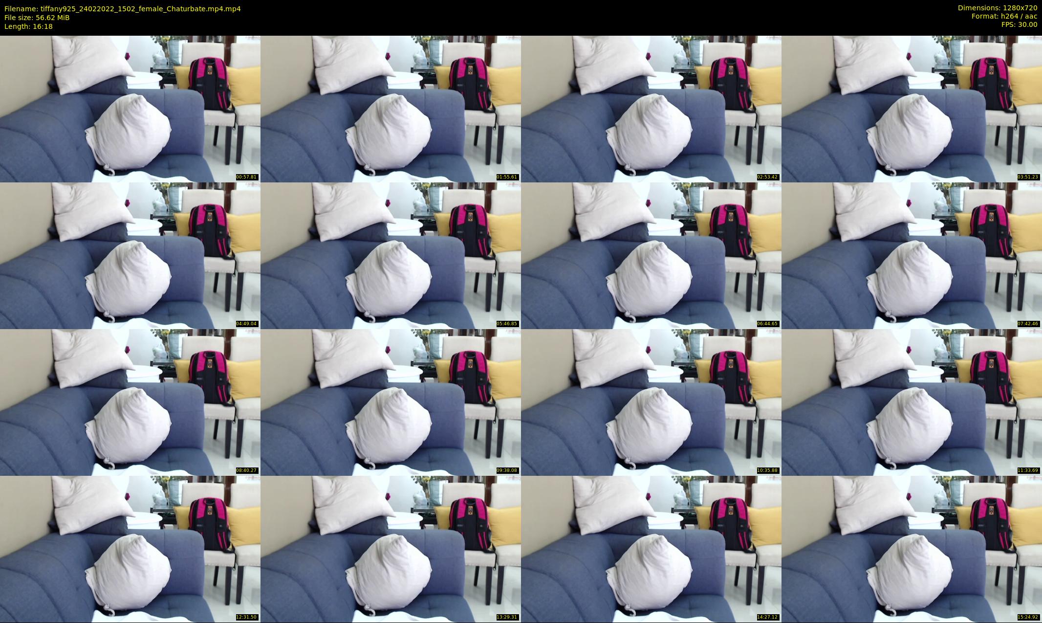 tiffany925 — 17 minute Chaturbate female cam show recording, 720p, Feb 24, 2022