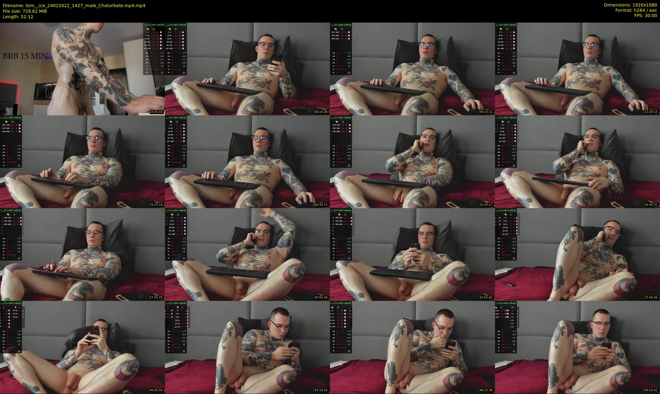 tom__ice — 53 minute Chaturbate male cam show recording, 1080p, Feb 24, 2022
