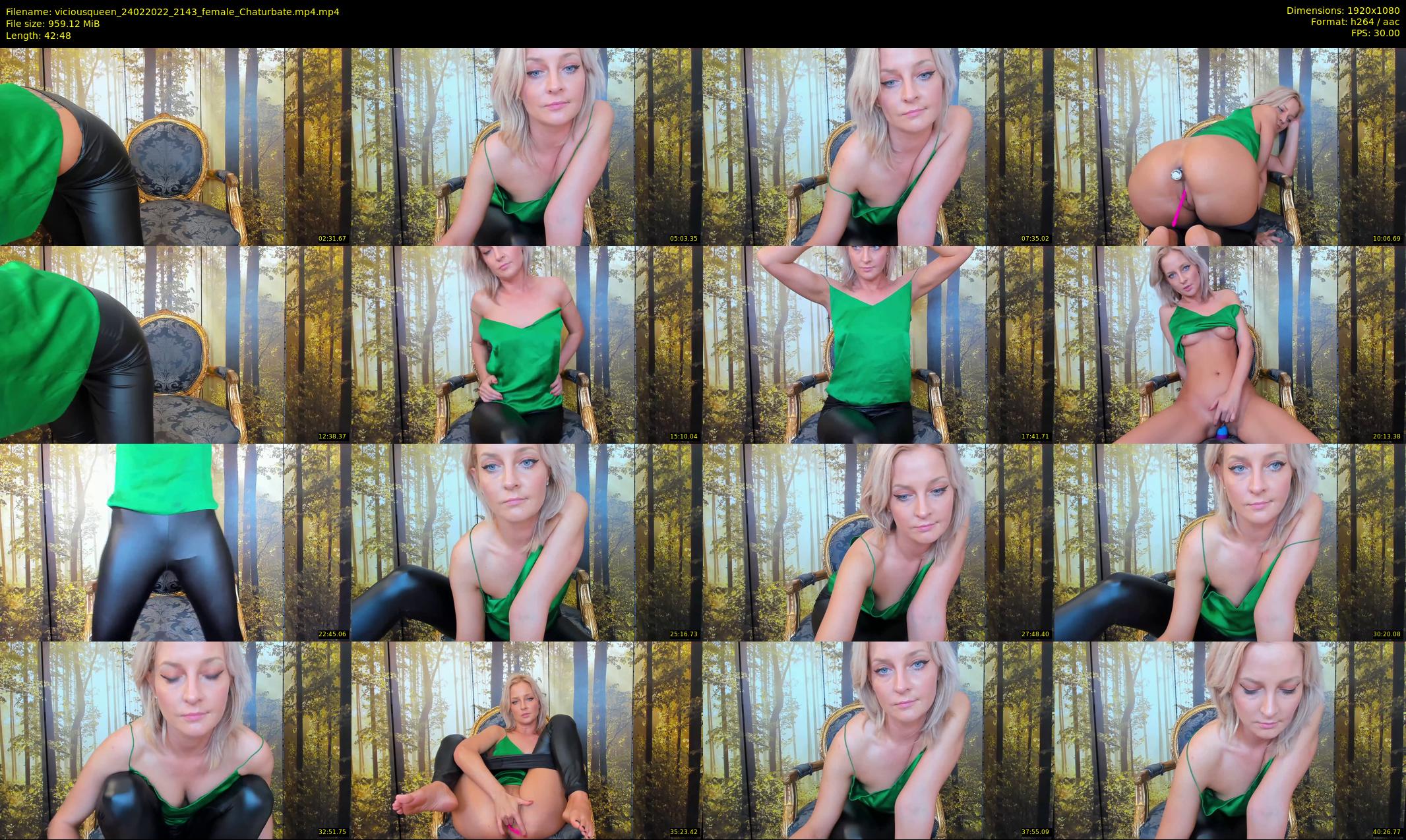 viciousqueen — 43 minute Chaturbate female cam show recording, 1080p, Feb 24, 2022