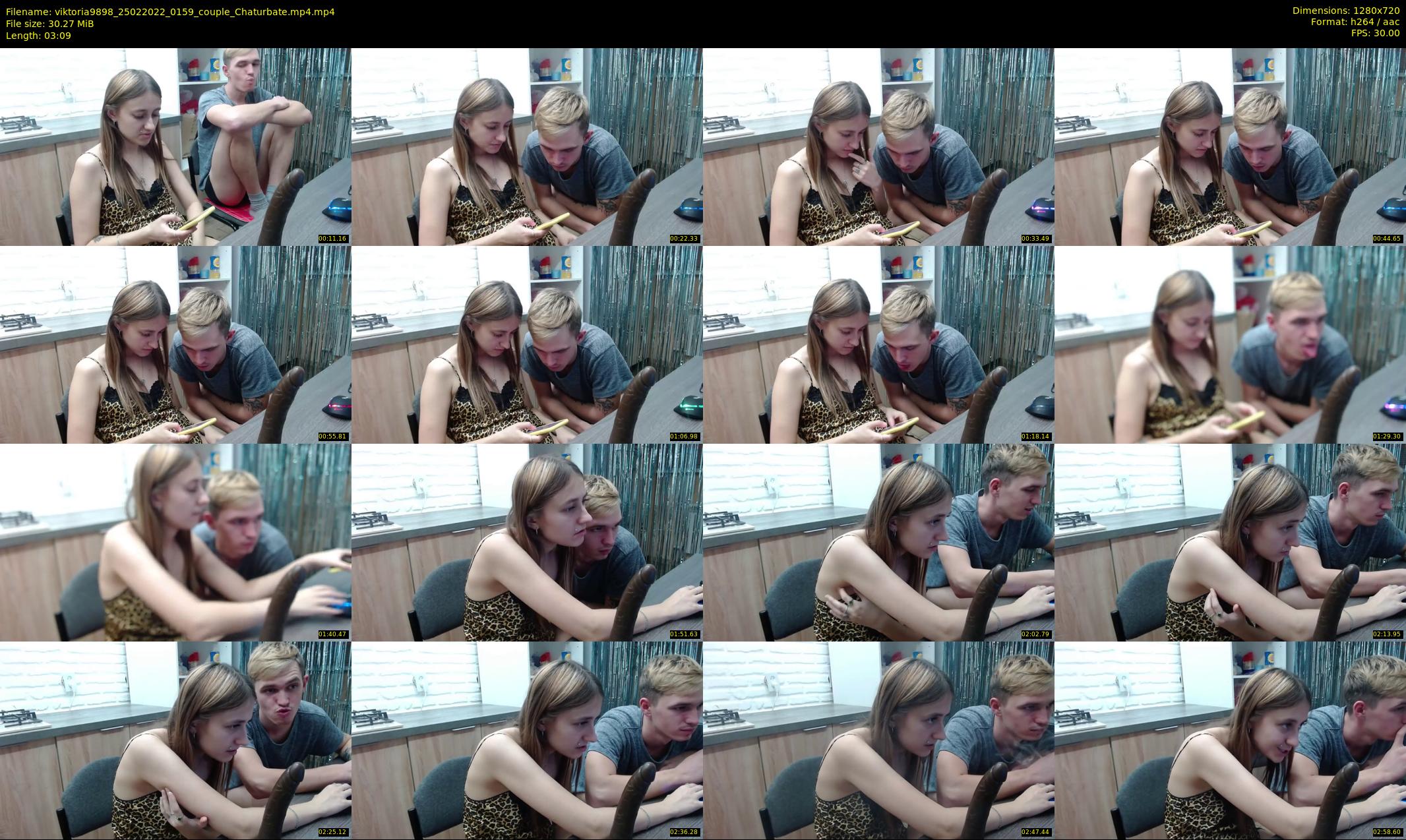 viktoria9898 — 4 minute Chaturbate couple cam show recording, 720p, Feb 25, 2022