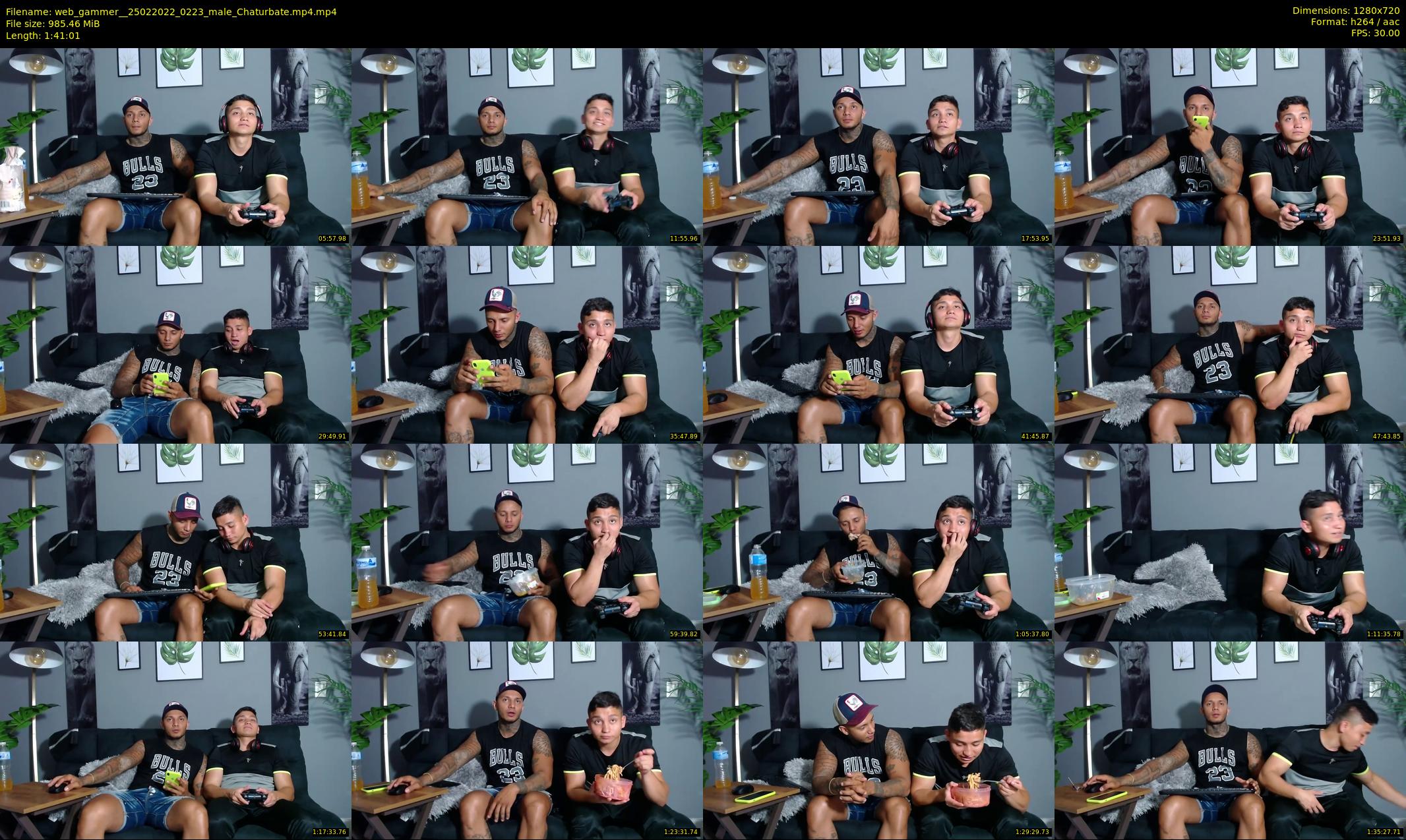 web_gammer_ — 102 minute Chaturbate male cam show recording, 720p, Feb 25, 2022