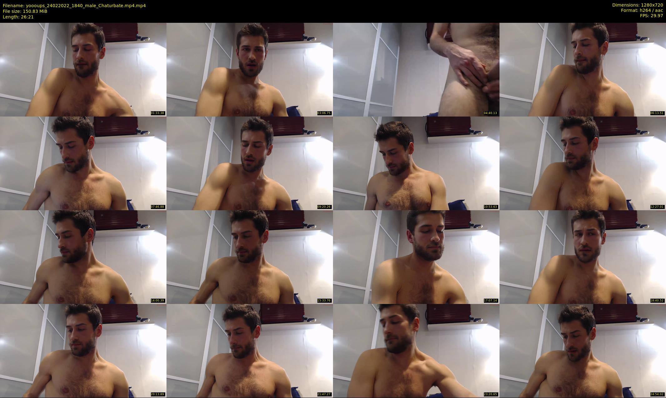 yoooups — 27 minute Chaturbate male cam show recording, 720p, Feb 24, 2022