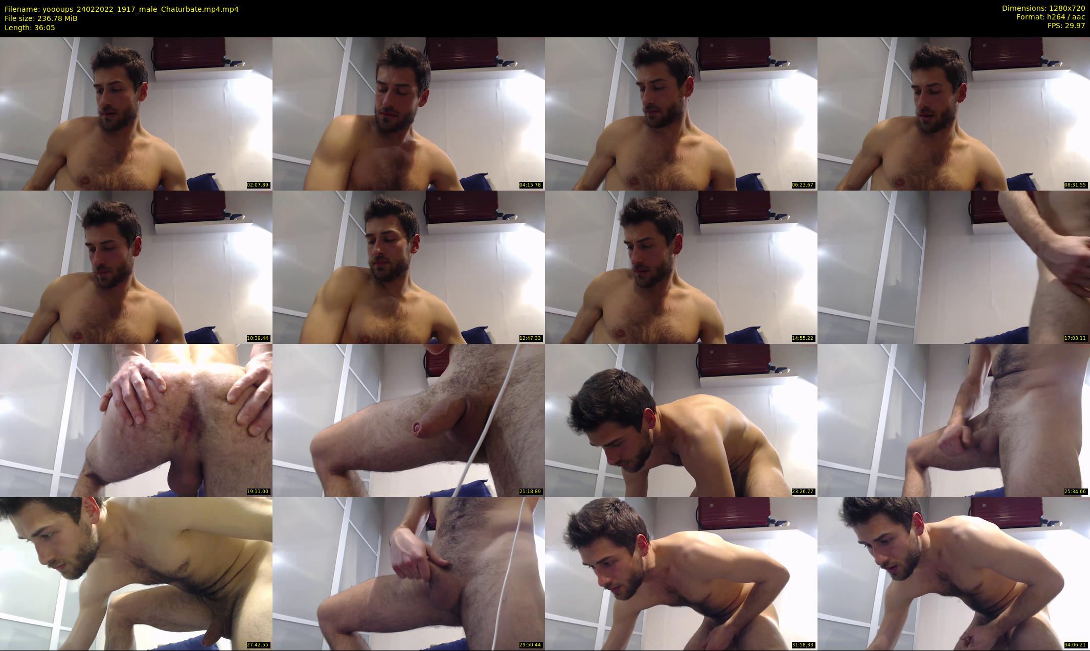 yoooups — 37 minute Chaturbate male cam show recording, 720p, Feb 24, 2022