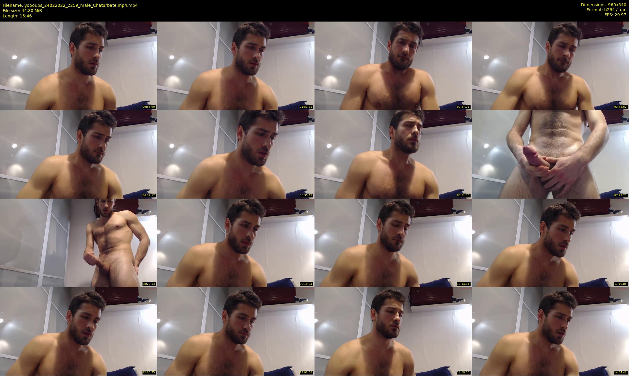 yoooups — 16 minute Chaturbate male cam show recording, 480p, Feb 24, 2022