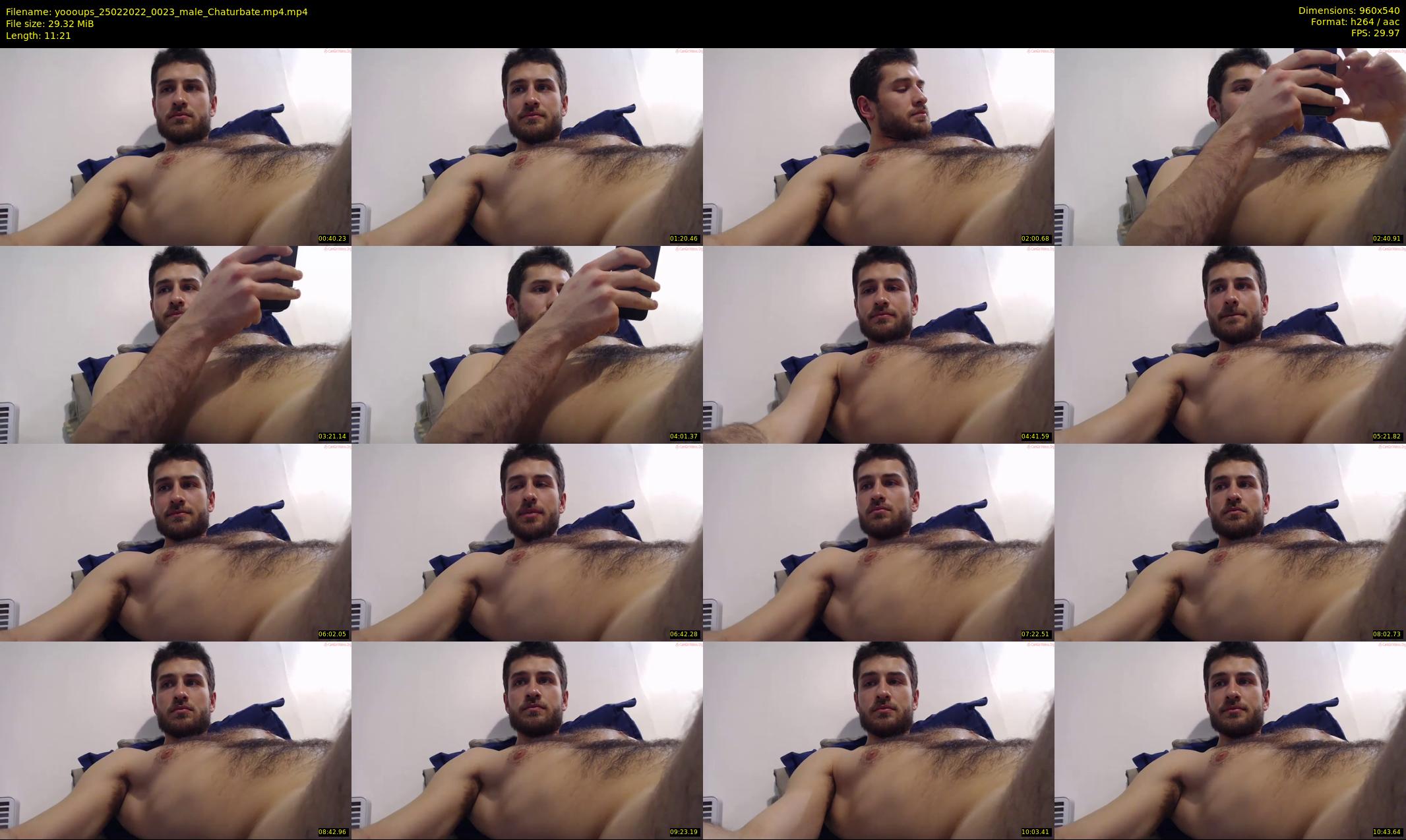 yoooups — 12 minute Chaturbate male cam show recording, 480p, Feb 25, 2022