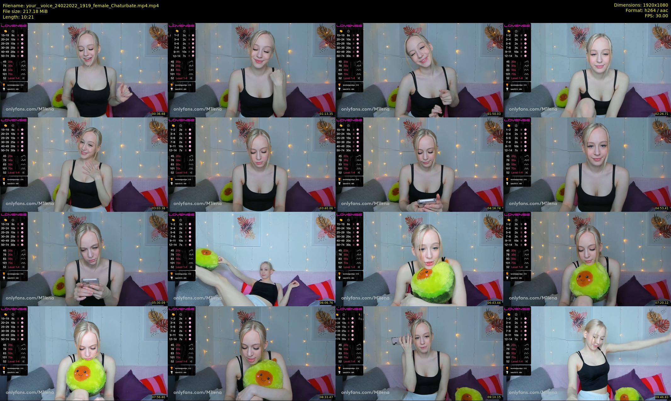 your__voice — 11 minute Chaturbate female cam show recording, 1080p, Feb 24, 2022
