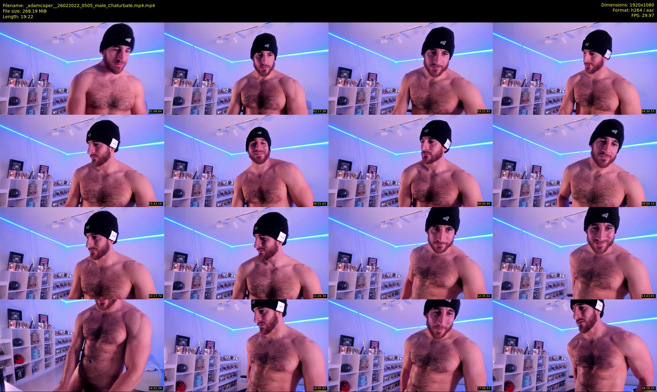 _adamcoper_ — 20 minute Chaturbate male cam show recording, 1080p, Feb 26, 2022