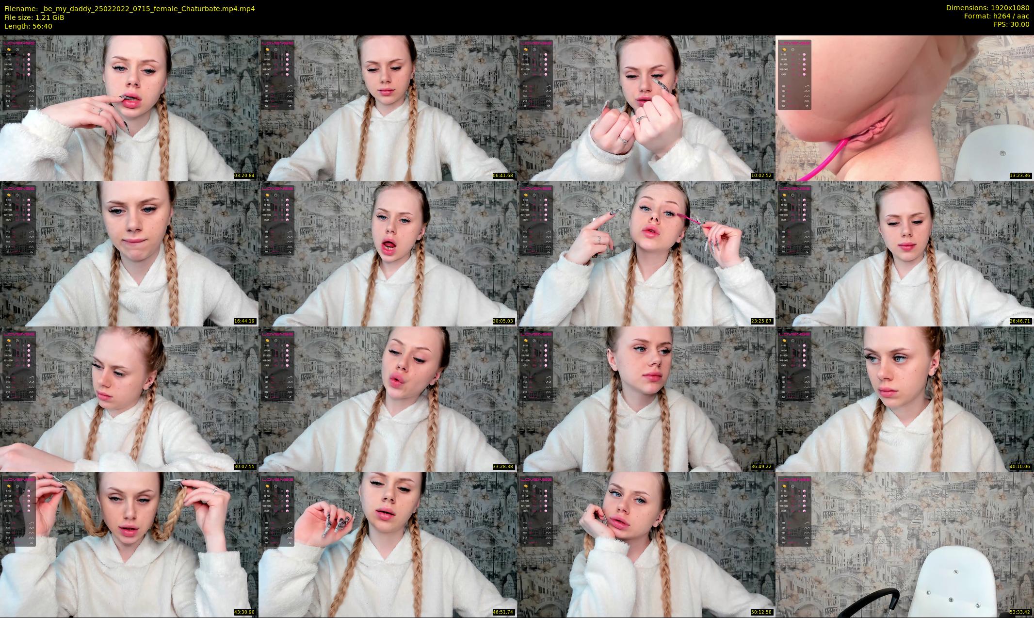 _be_my_daddy — 57 minute Chaturbate female cam show recording, 1080p, Feb 25, 2022