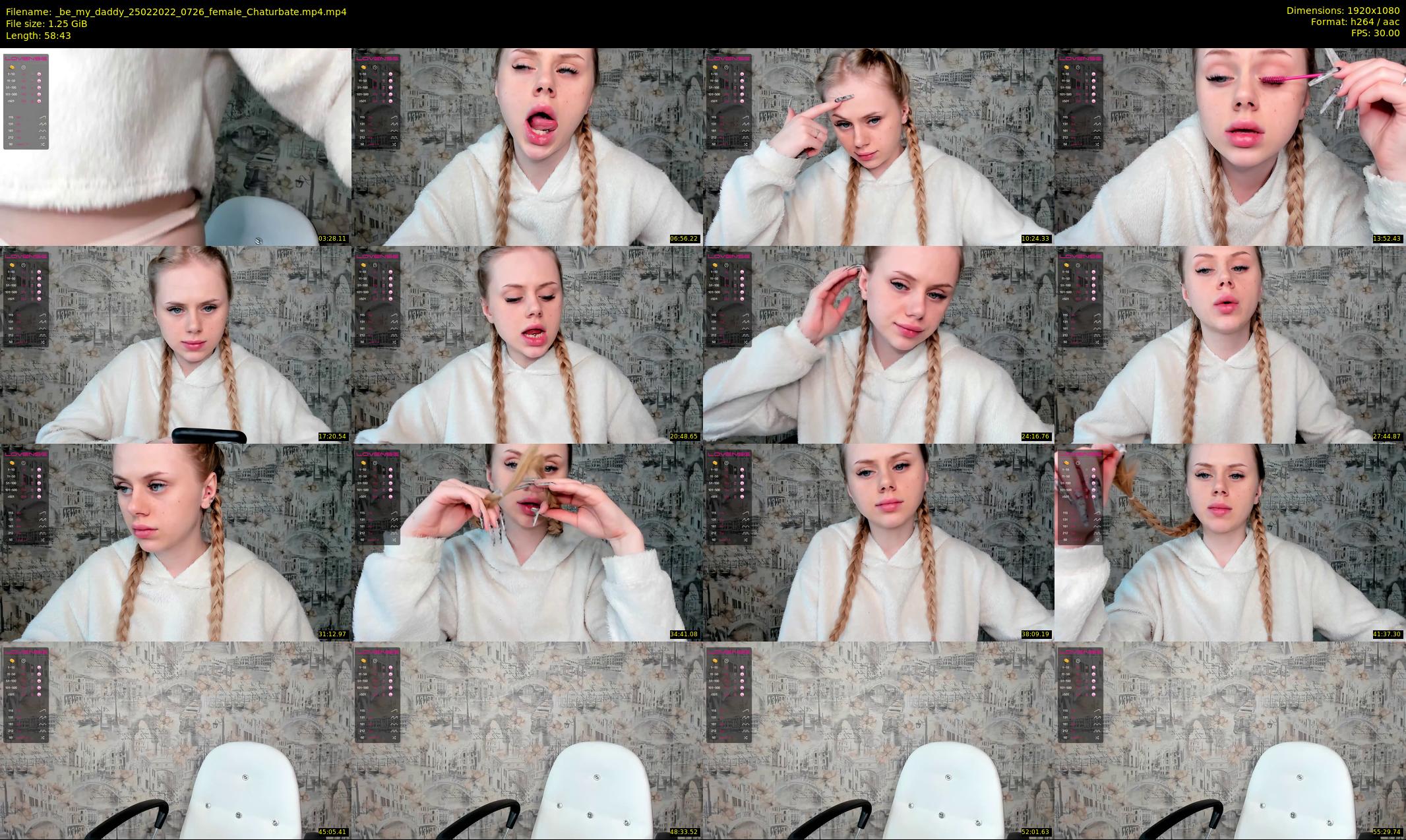 _be_my_daddy — 59 minute Chaturbate female cam show recording, 1080p, Feb 25, 2022