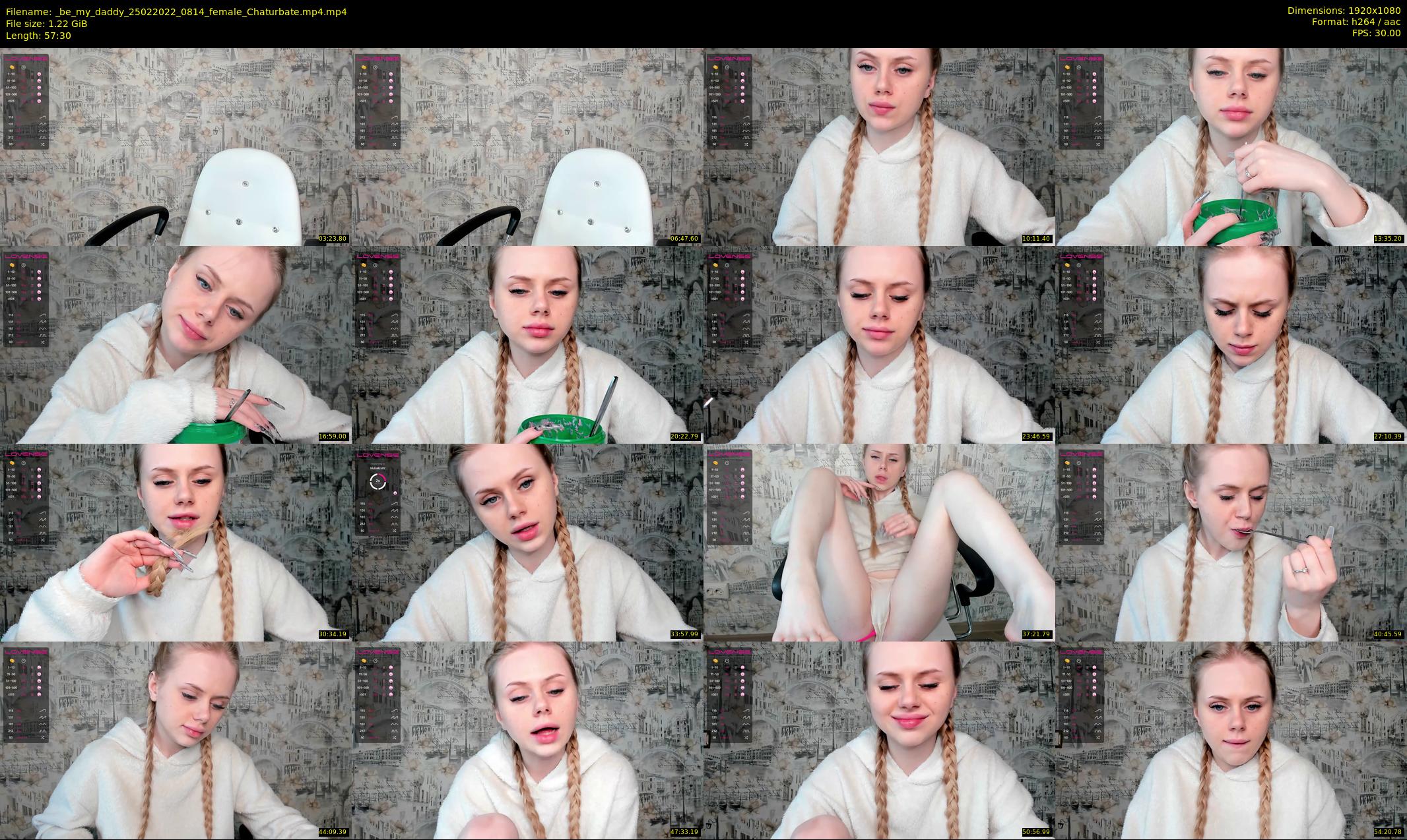 _be_my_daddy — 58 minute Chaturbate female cam show recording, 1080p, Feb 25, 2022