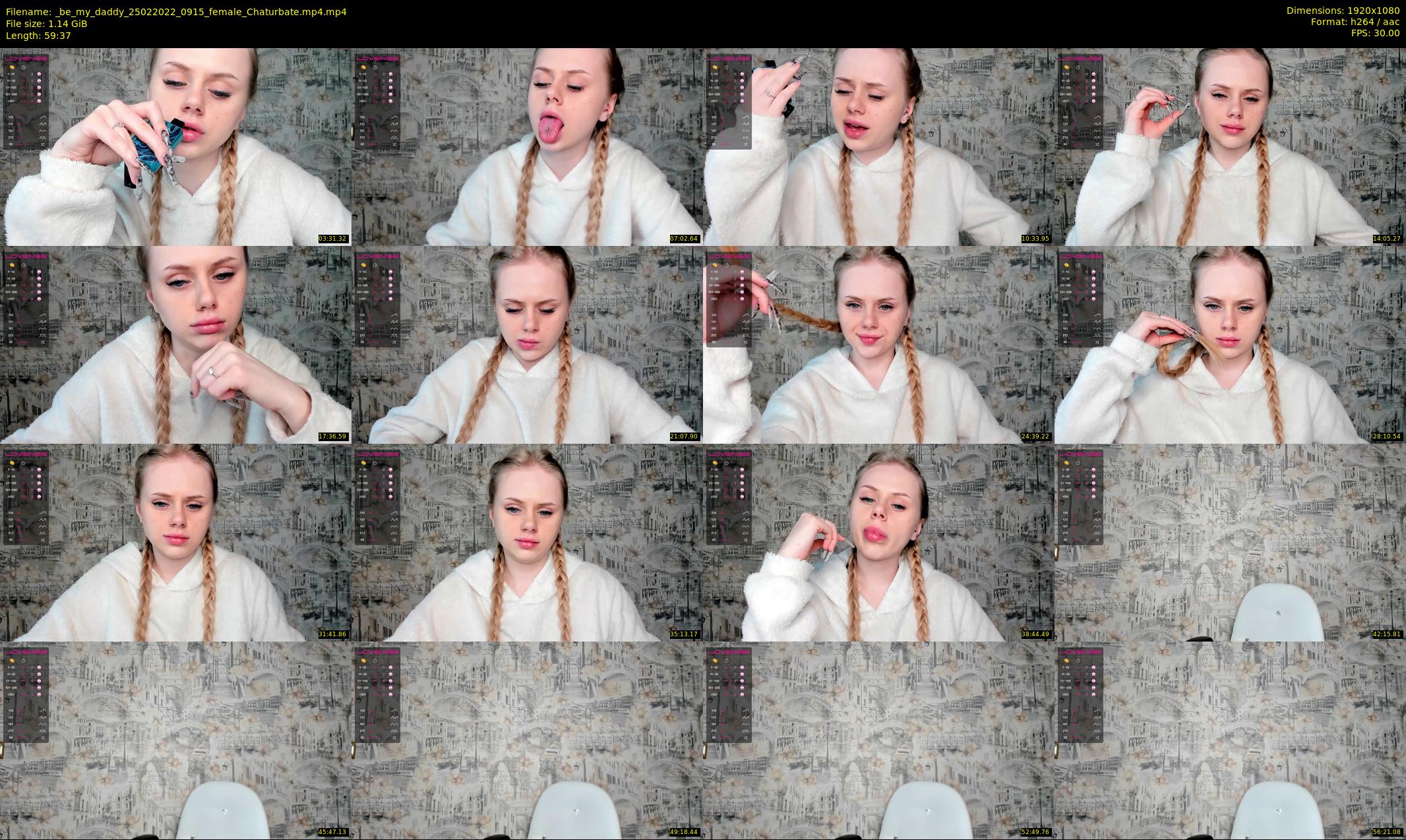 _be_my_daddy — 60 minute Chaturbate female cam show recording, 1080p, Feb 25, 2022